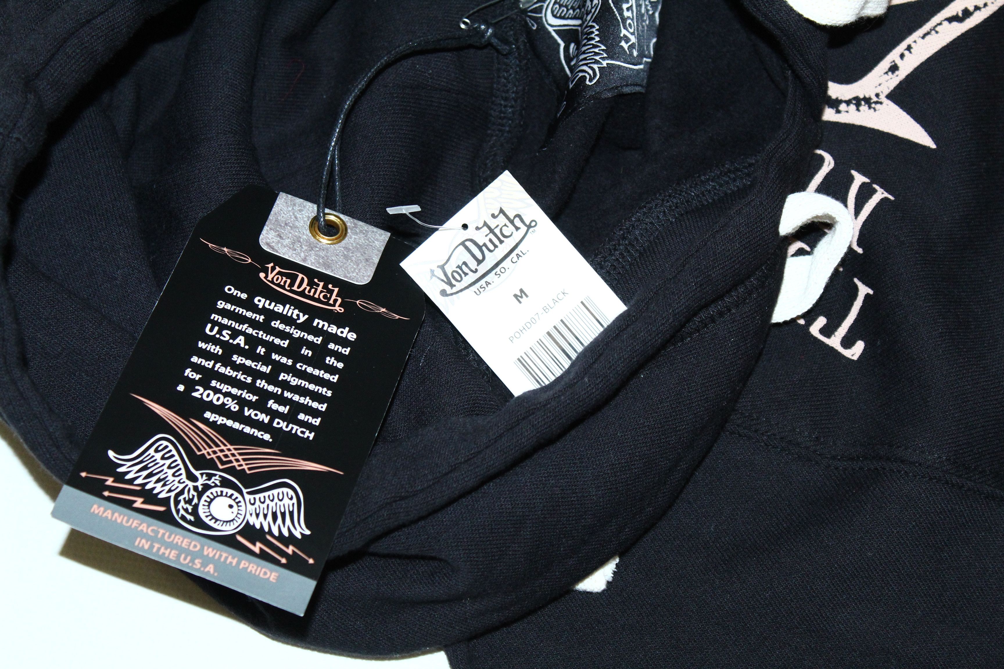 Von Dutch Vtg Von Dutch Graphic Print Fleece Lined Cozy Hoodie Size US M / EU 48-50 / 2 - 10 Thumbnail