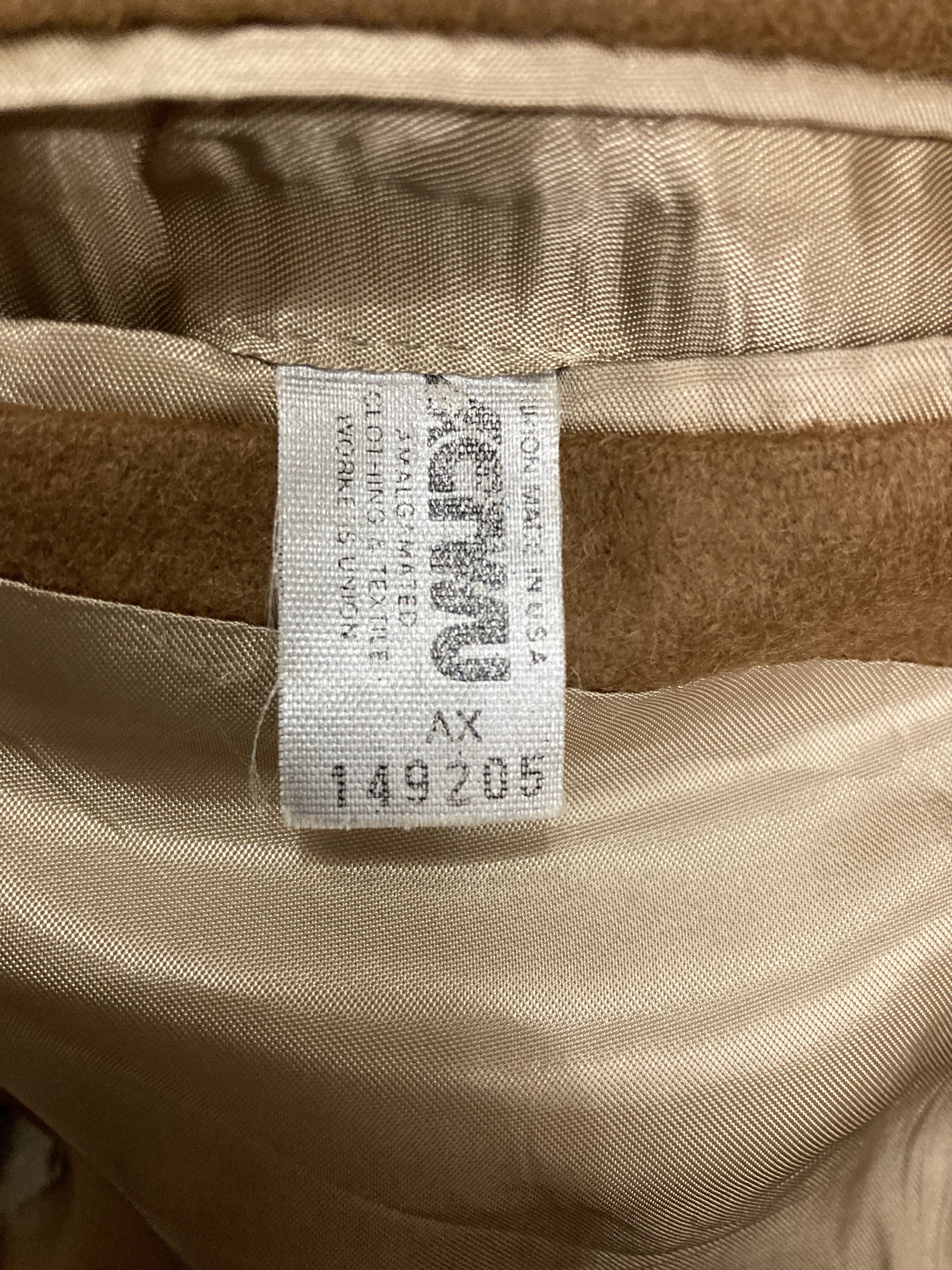 Lanvin × Vintage VTG 80s Lanvin Paris Scotland Camel Hair Blazer Jacket Size US M / EU 48-50 / 2 - 4 Thumbnail