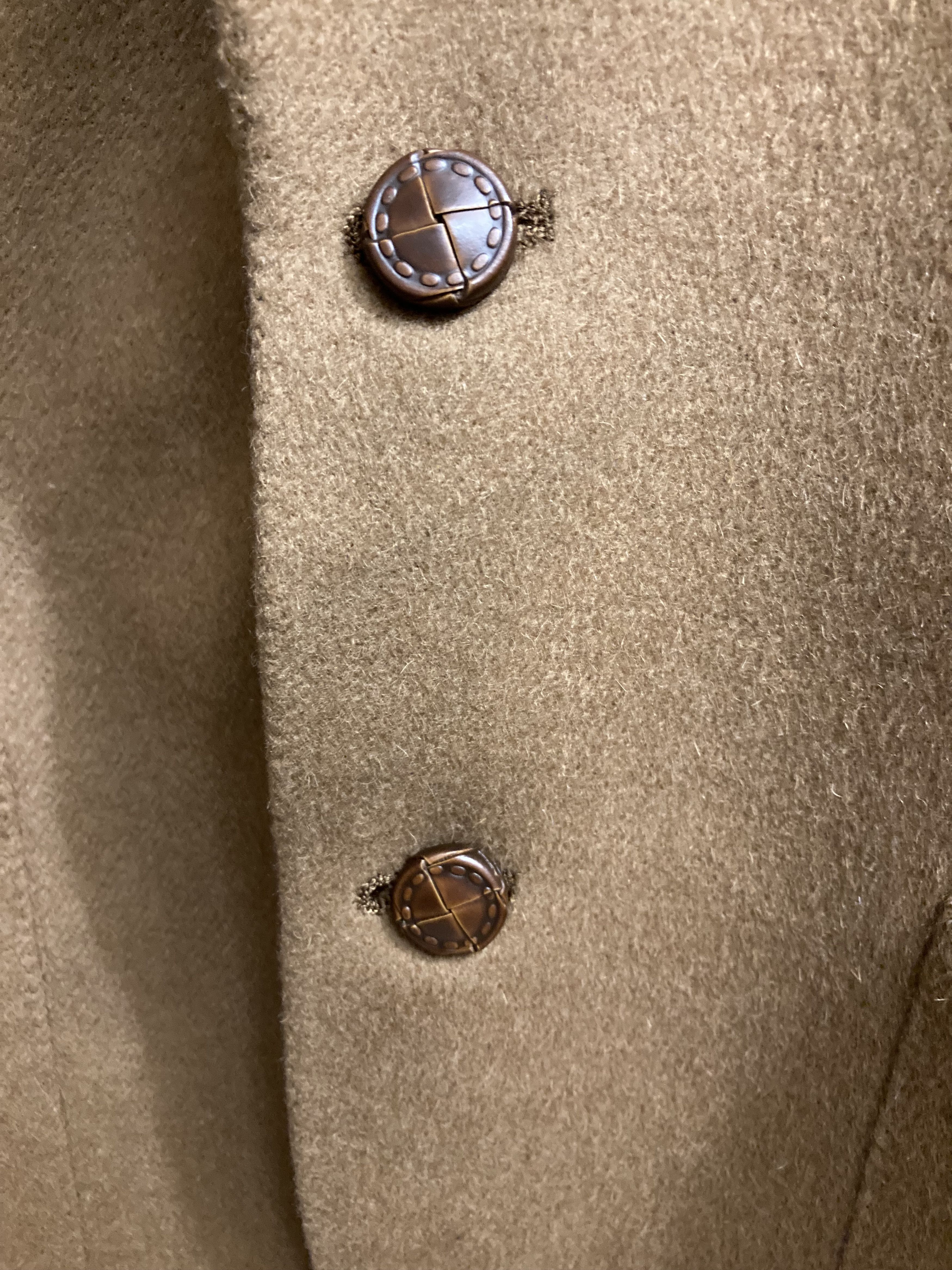 Lanvin × Vintage VTG 80s Lanvin Paris Scotland Camel Hair Blazer Jacket Size US M / EU 48-50 / 2 - 7 Thumbnail