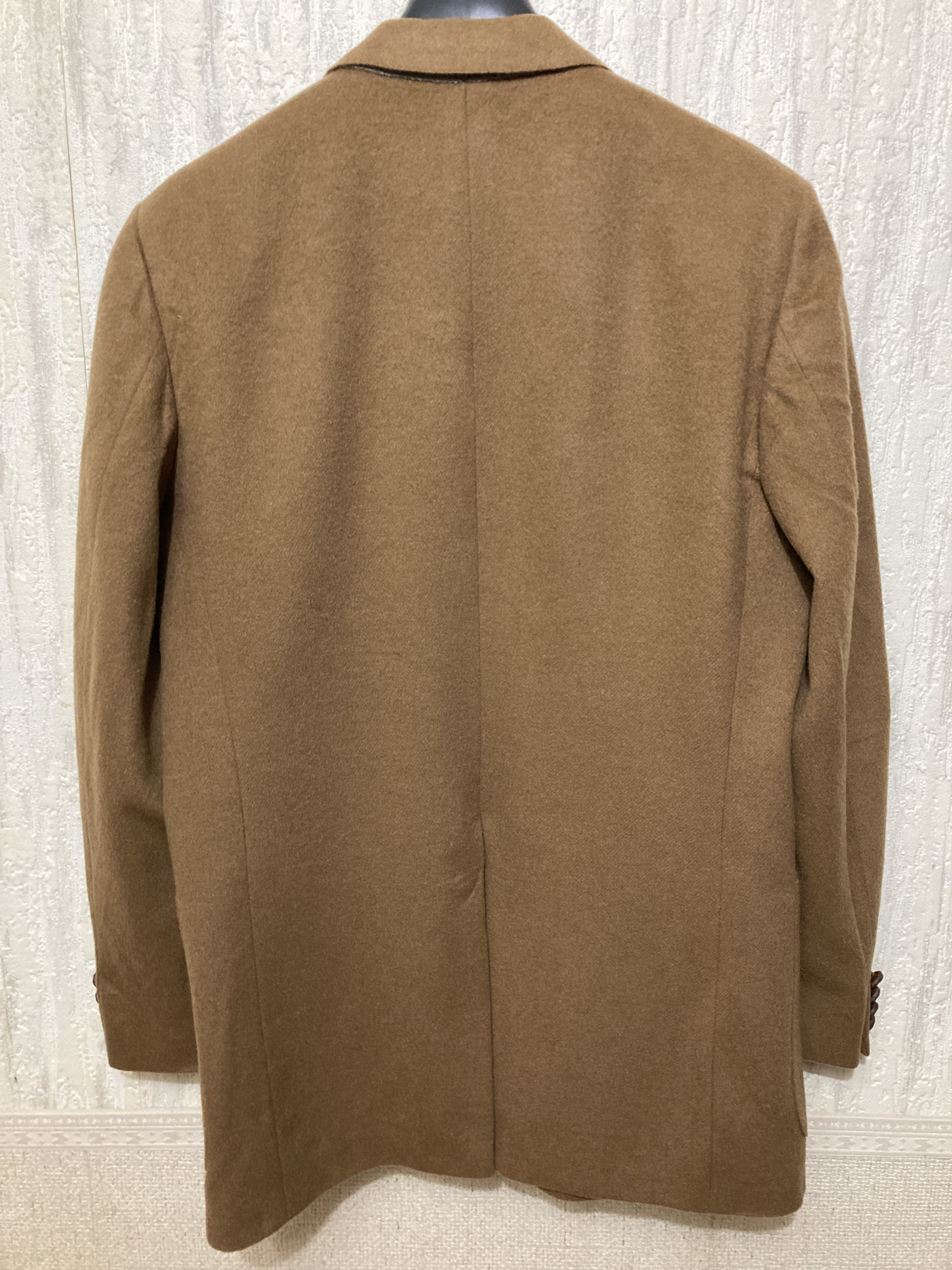 Lanvin × Vintage VTG 80s Lanvin Paris Scotland Camel Hair Blazer Jacket Size US M / EU 48-50 / 2 - 2 Thumbnail