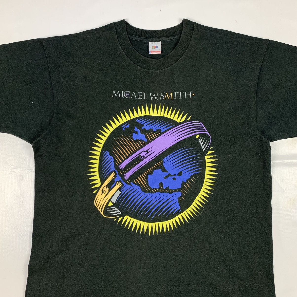 Band Tees Vintage 1993 Michael W. Smith Singer World Tour Shirt Size US XL / EU 56 / 4 - 4 Thumbnail
