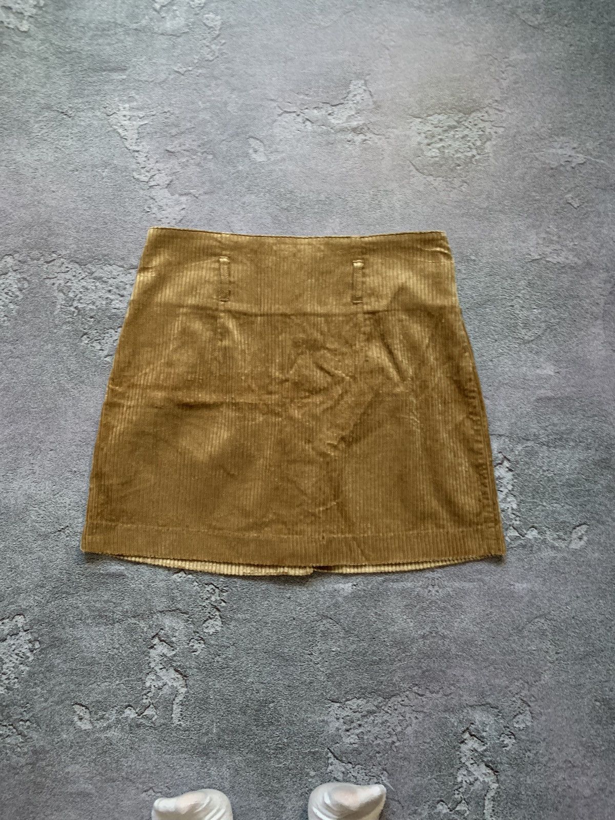 Designer × Sezane Sezane 40size corduroy velvet mini midi skirt button up Size 27" / US 4 / IT 40 - 7 Thumbnail