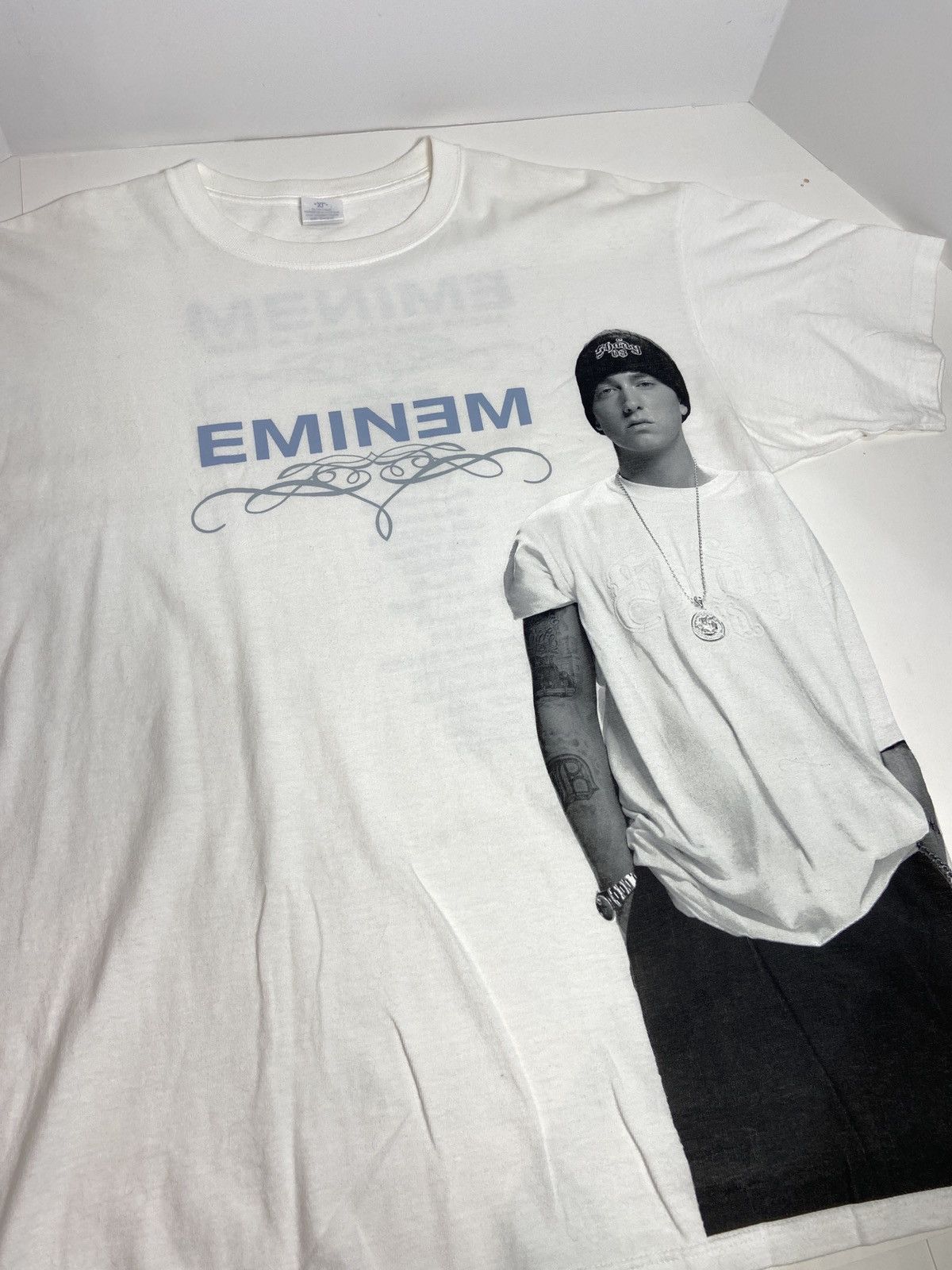 60年代2003 EMINEM tour vintage HipHop band tee