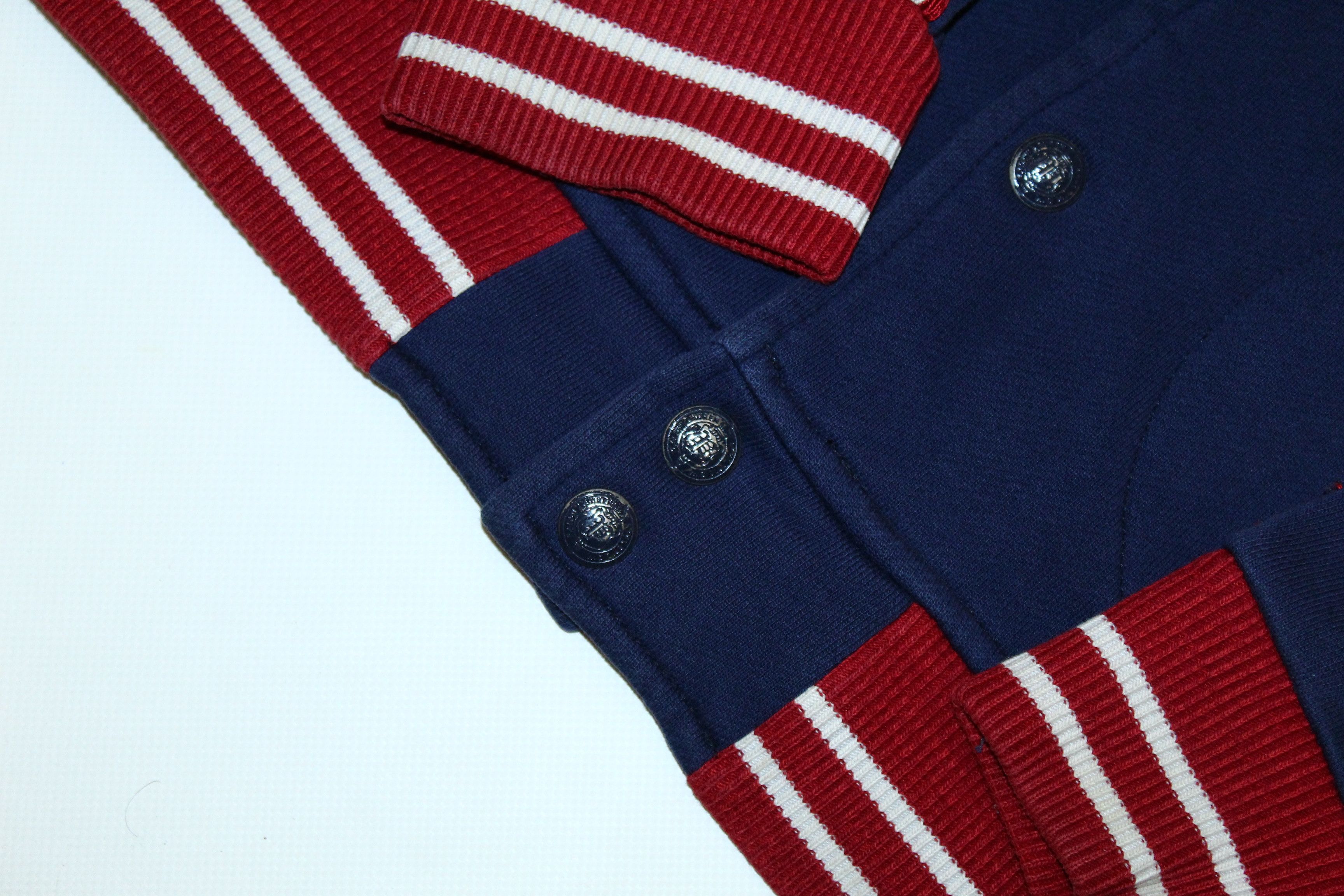 Polo Ralph Lauren Vtg Polo Ralph Lauren New York Big "P" Logo Varsity Jacket Size US L / EU 52-54 / 3 - 9 Thumbnail