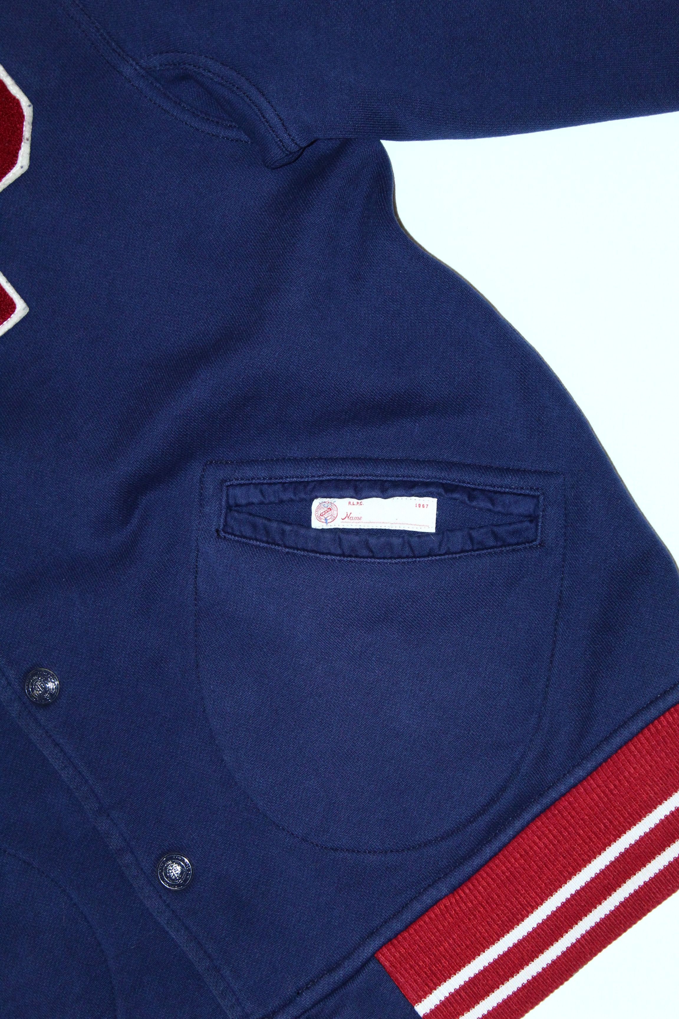 Polo Ralph Lauren Vtg Polo Ralph Lauren New York Big "P" Logo Varsity Jacket Size US L / EU 52-54 / 3 - 8 Thumbnail