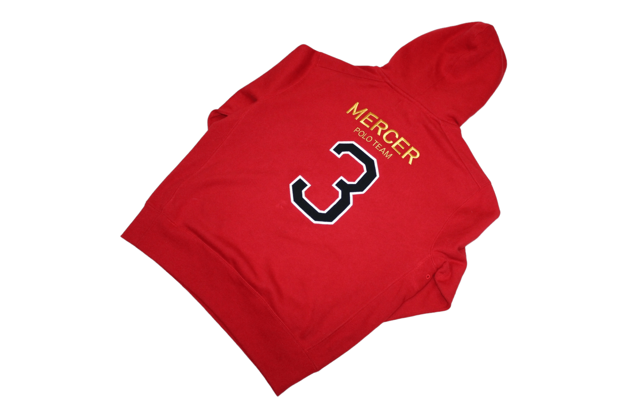 Polo Ralph Lauren Vtg Polo Ralph Lauren Mercer Club "3" Back Big Logo Hoodie Size US L / EU 52-54 / 3 - 3 Thumbnail