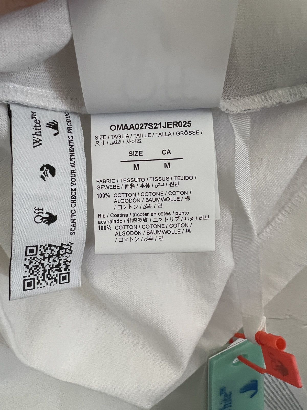 Off-White Off white x Katsu shirt sleeve slim fit t shirt Size US M / EU 48-50 / 2 - 8 Thumbnail