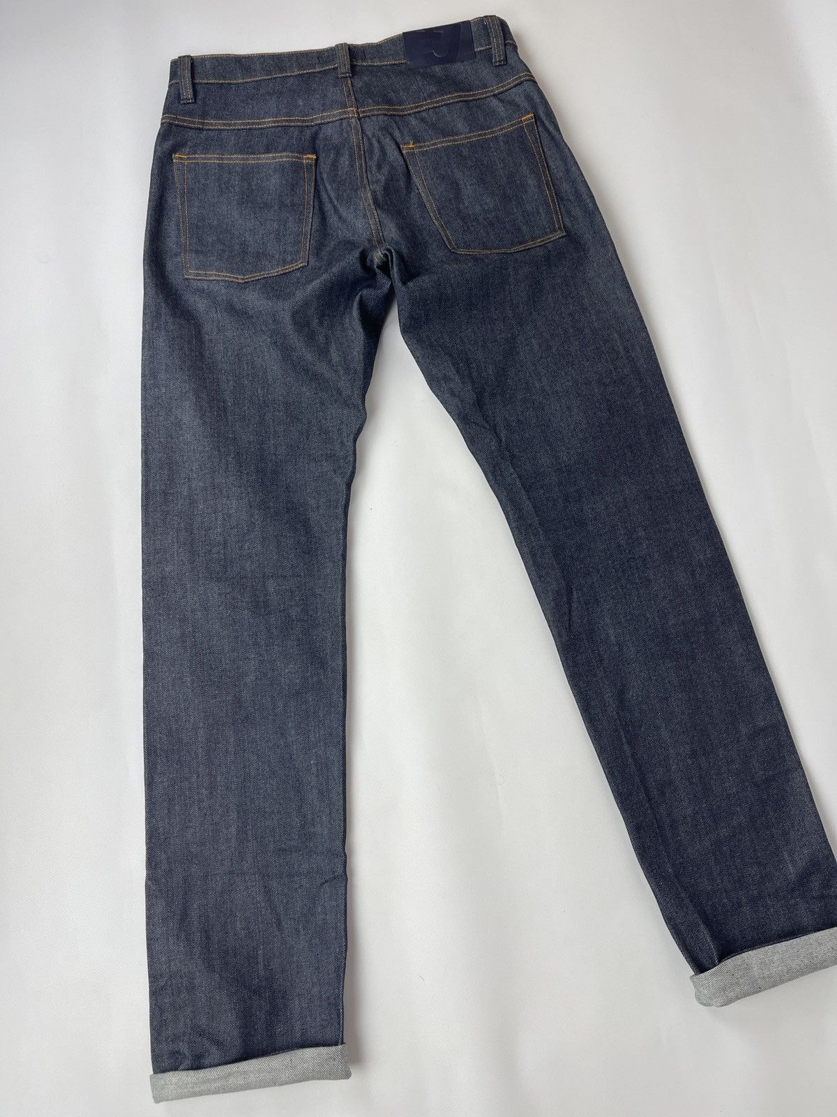 Jil Sander × Uniqlo Jil Sander x Uniqlo J+ blue denim selvage jeans pants Size US 31 - 16 Thumbnail