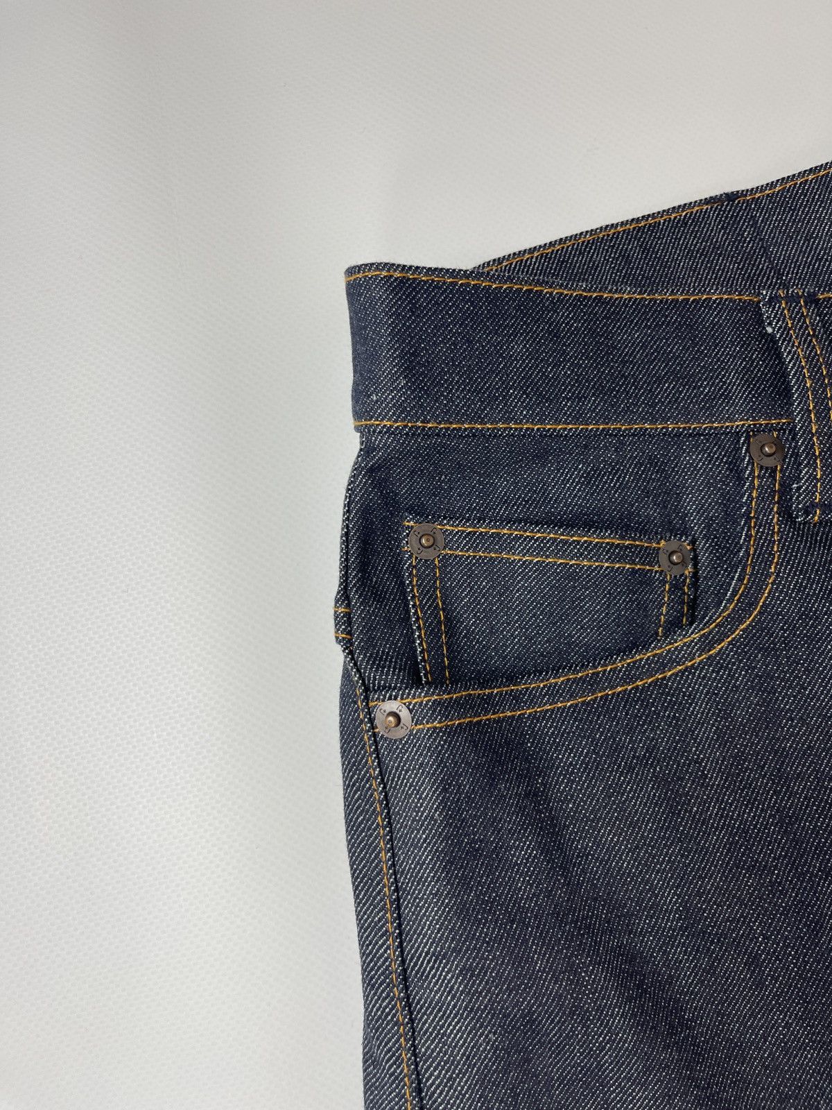 Jil Sander × Uniqlo Jil Sander x Uniqlo J+ blue denim selvage jeans pants Size US 31 - 9 Thumbnail