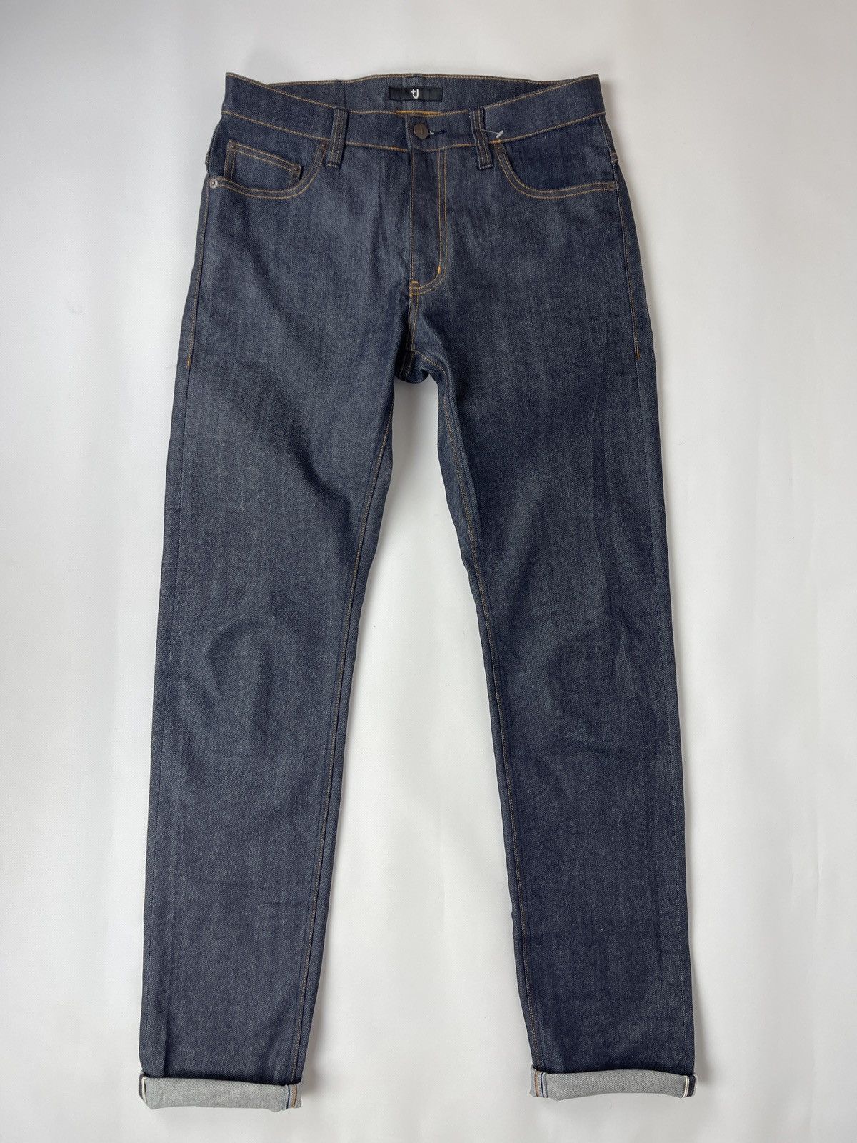Jil Sander × Uniqlo Jil Sander x Uniqlo J+ blue denim selvage jeans pants Size US 31 - 2 Thumbnail
