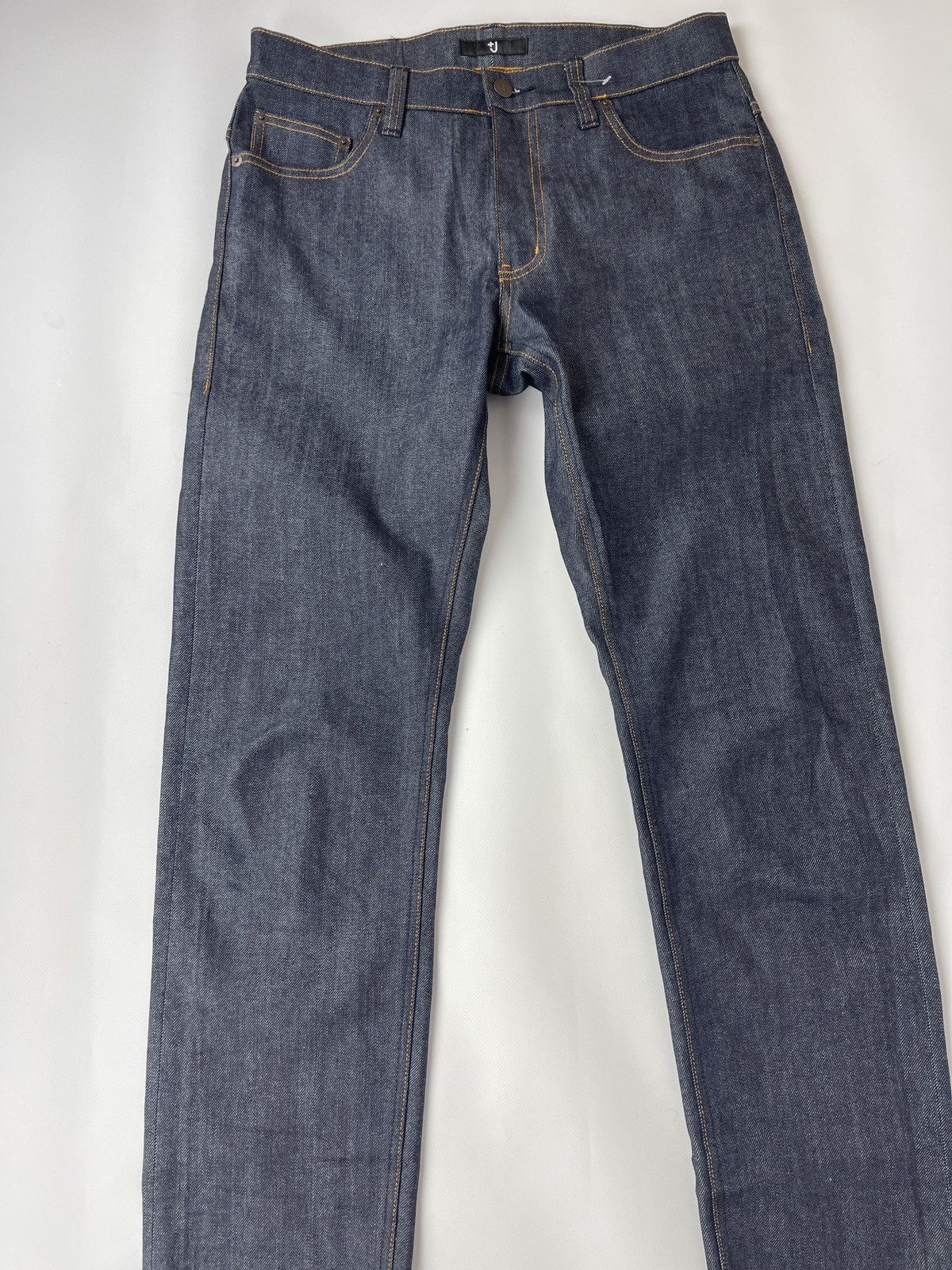 Jil Sander × Uniqlo Jil Sander x Uniqlo J+ blue denim selvage jeans pants Size US 31 - 10 Thumbnail
