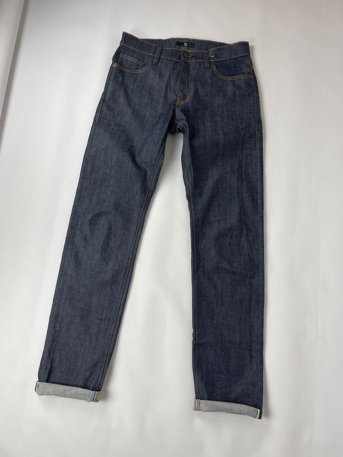 Jil Sander × Uniqlo Jil Sander x Uniqlo J+ blue denim selvage jeans pants Size US 31 - 3 Thumbnail