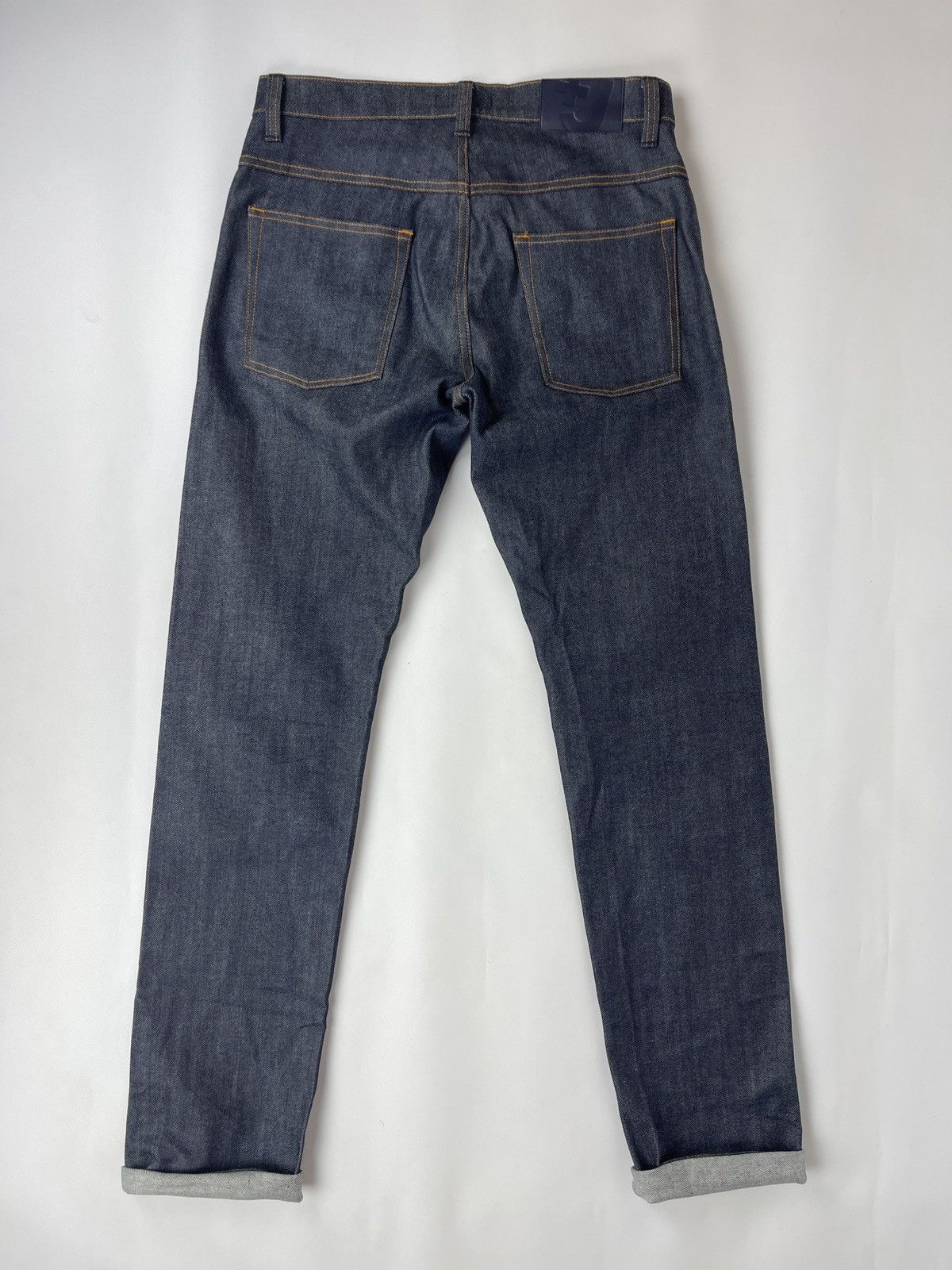Jil Sander × Uniqlo Jil Sander x Uniqlo J+ blue denim selvage jeans pants Size US 31 - 14 Thumbnail