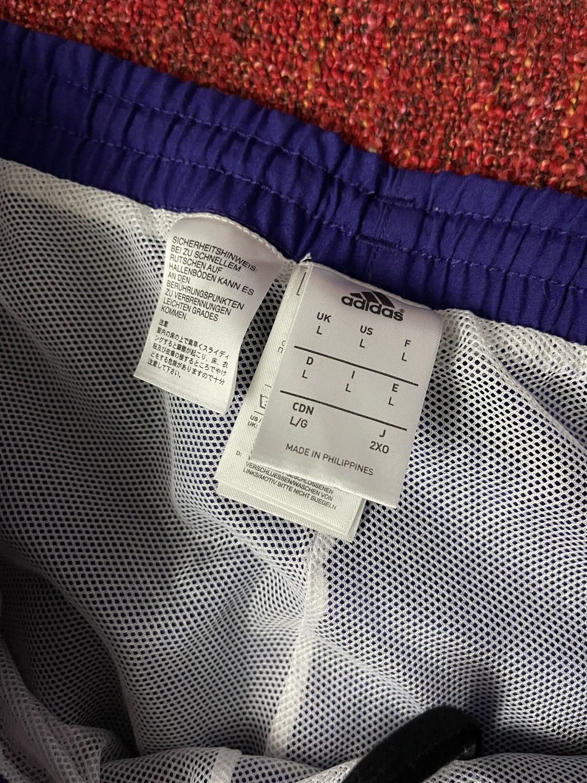 Adidas × Vintage Adidas Y2K purple track pants Size US 34 / EU 50 - 6 Thumbnail