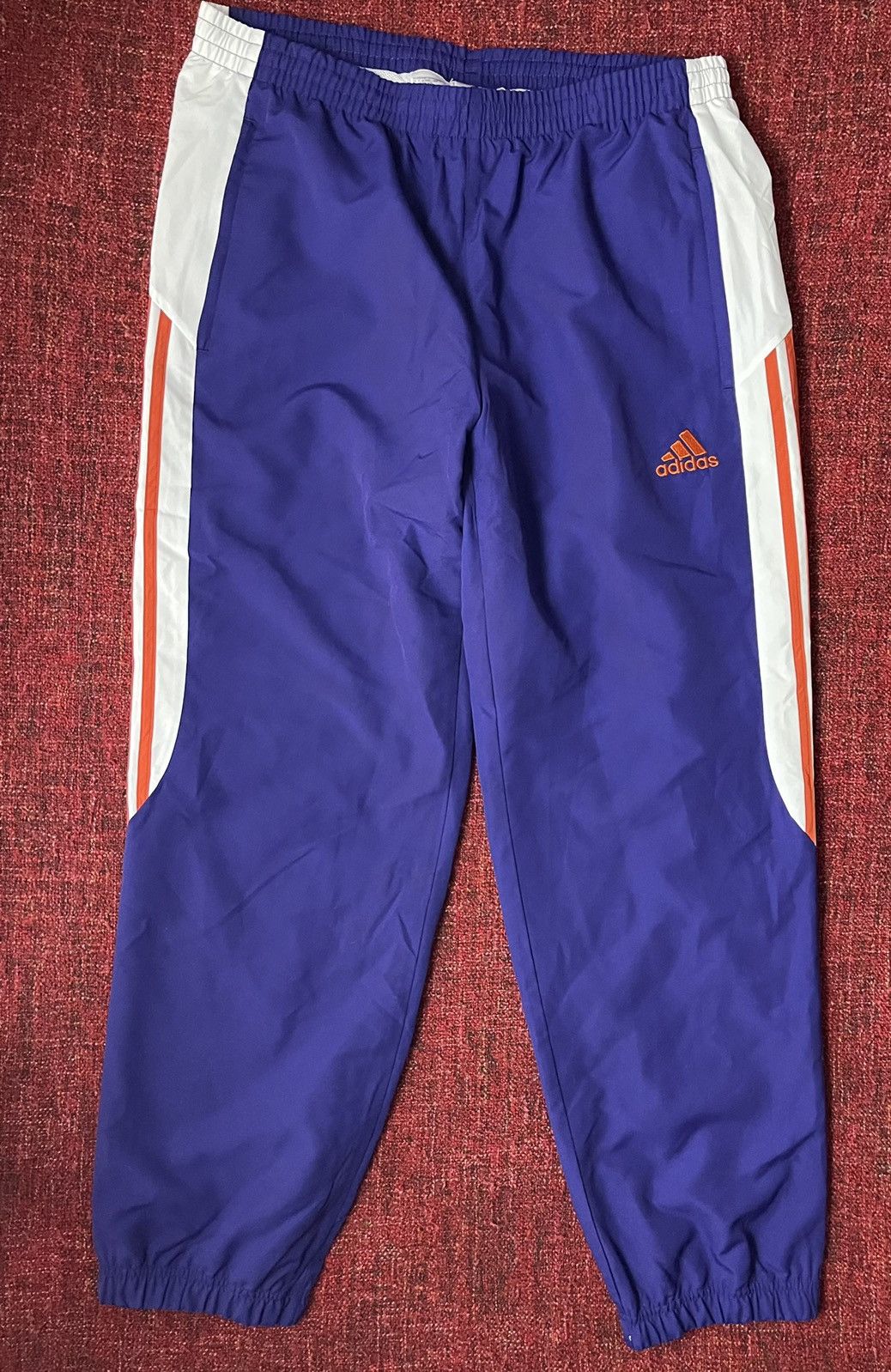 Adidas × Vintage Adidas Y2K purple track pants Size US 34 / EU 50 - 1 Thumbnail