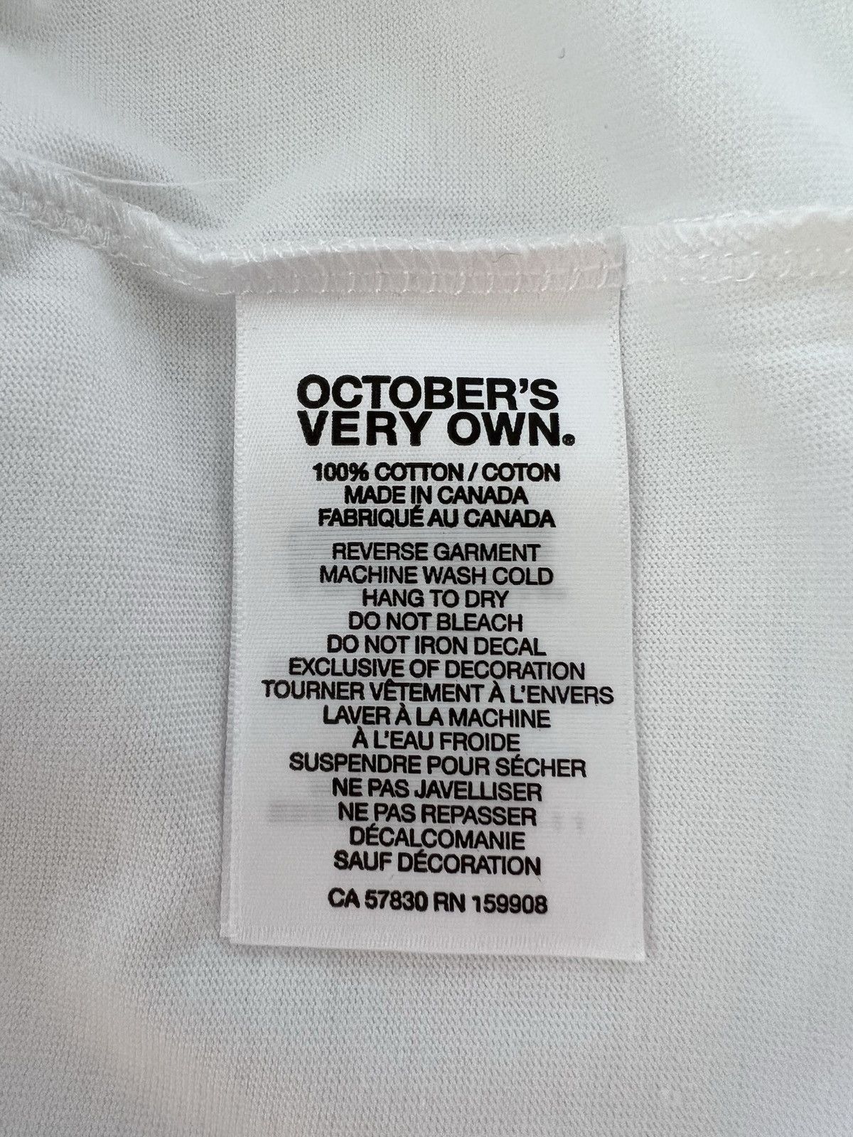 Drake OVO Global Worldwide GMT Tee White size Large Size US L / EU 52-54 / 3 - 4 Thumbnail