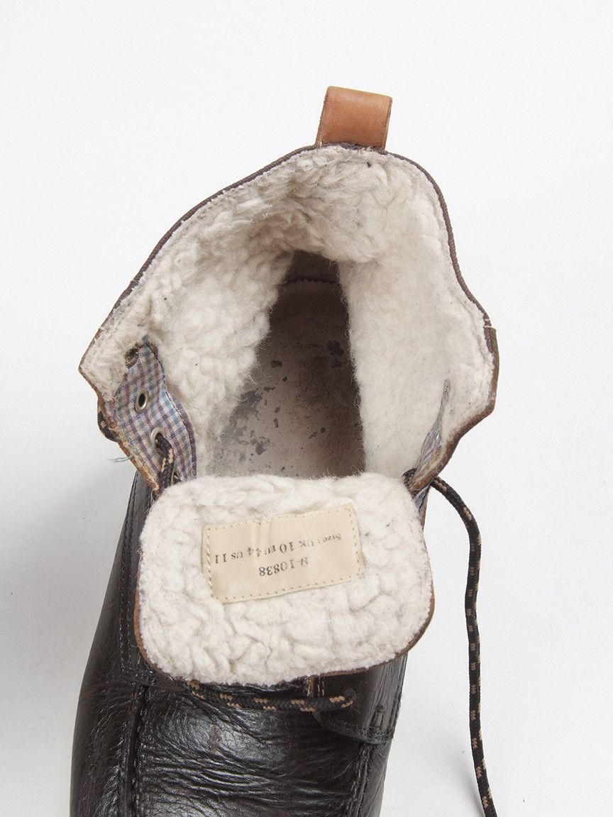 Barbour Ted Baker Leather Waxed Canvas Moc Toe Boots US11 Size US 11 / EU 44 - 7 Thumbnail