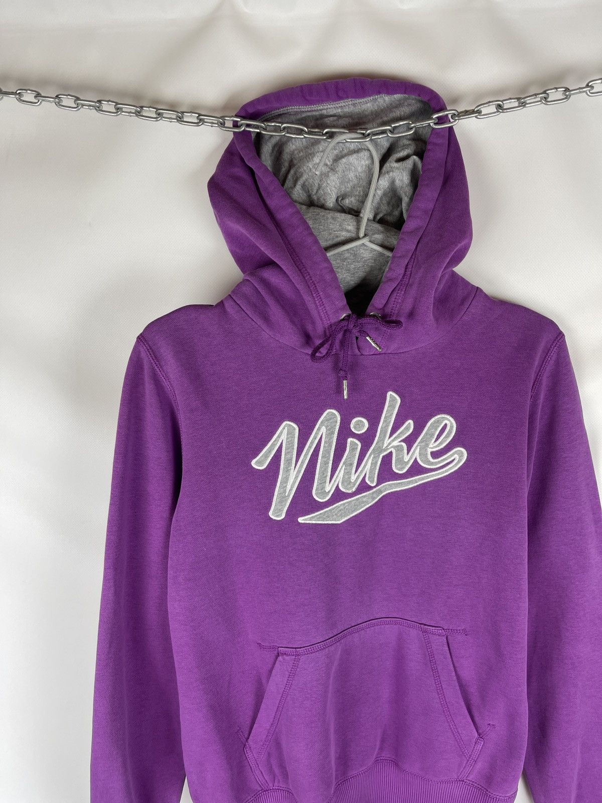 Y2k Vintage Nike Zip Hoodie store Gray/purple/pink