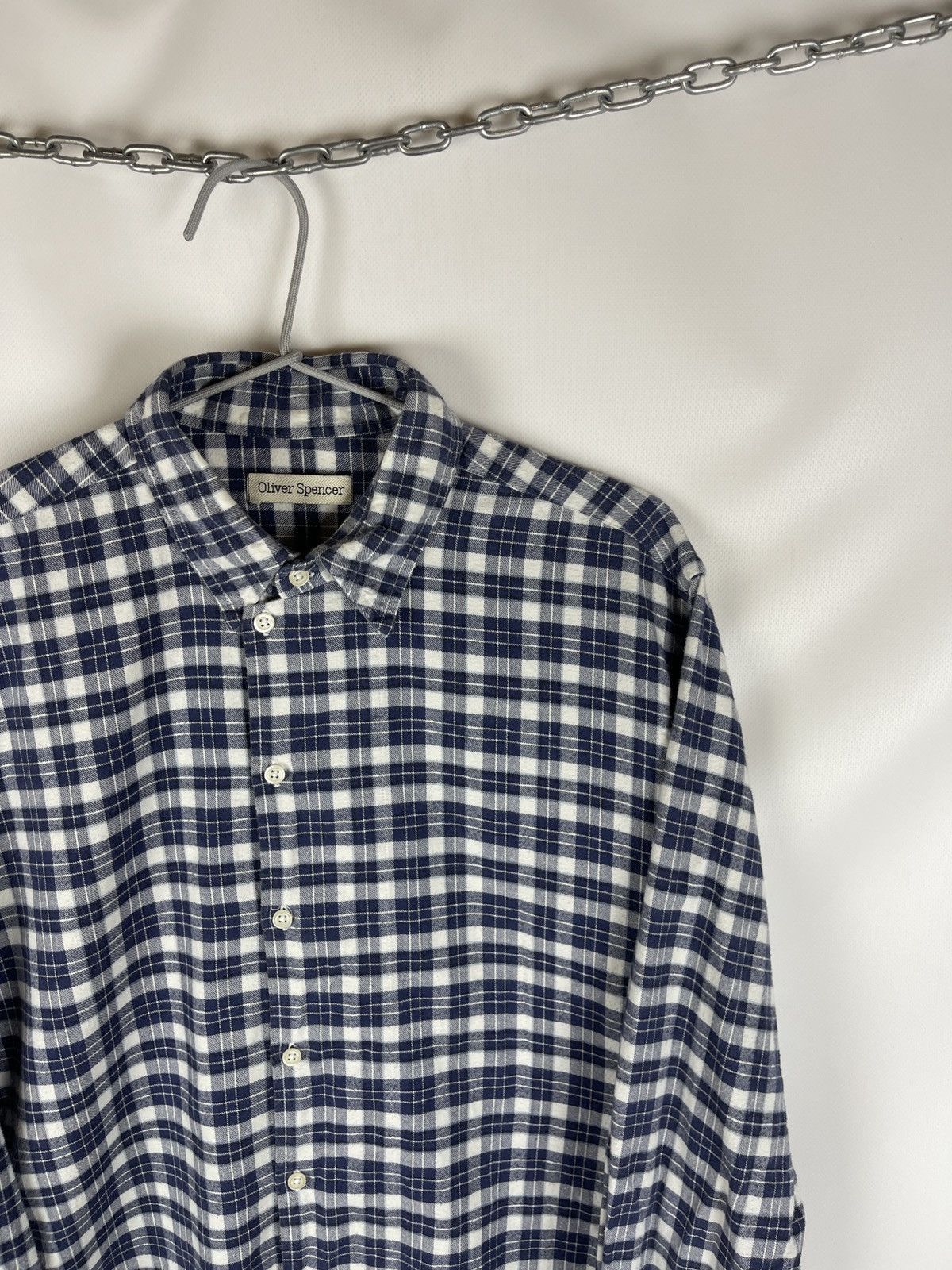 Oliver Spencer Oliver Spencer flannel checkered plaid long sleeve shirt Size US S / EU 44-46 / 1 - 3 Thumbnail
