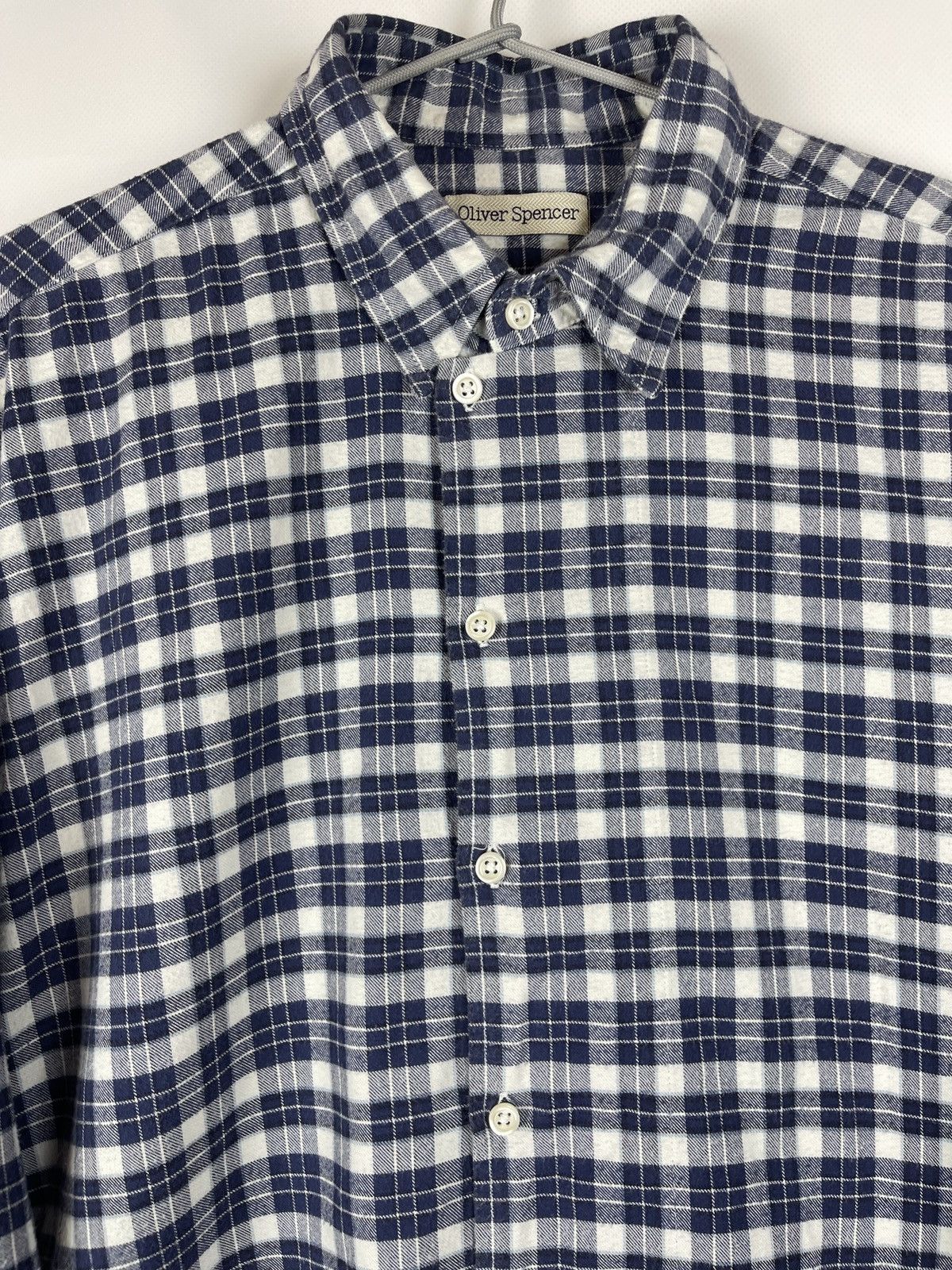 Oliver Spencer Oliver Spencer flannel checkered plaid long sleeve shirt Size US S / EU 44-46 / 1 - 7 Thumbnail