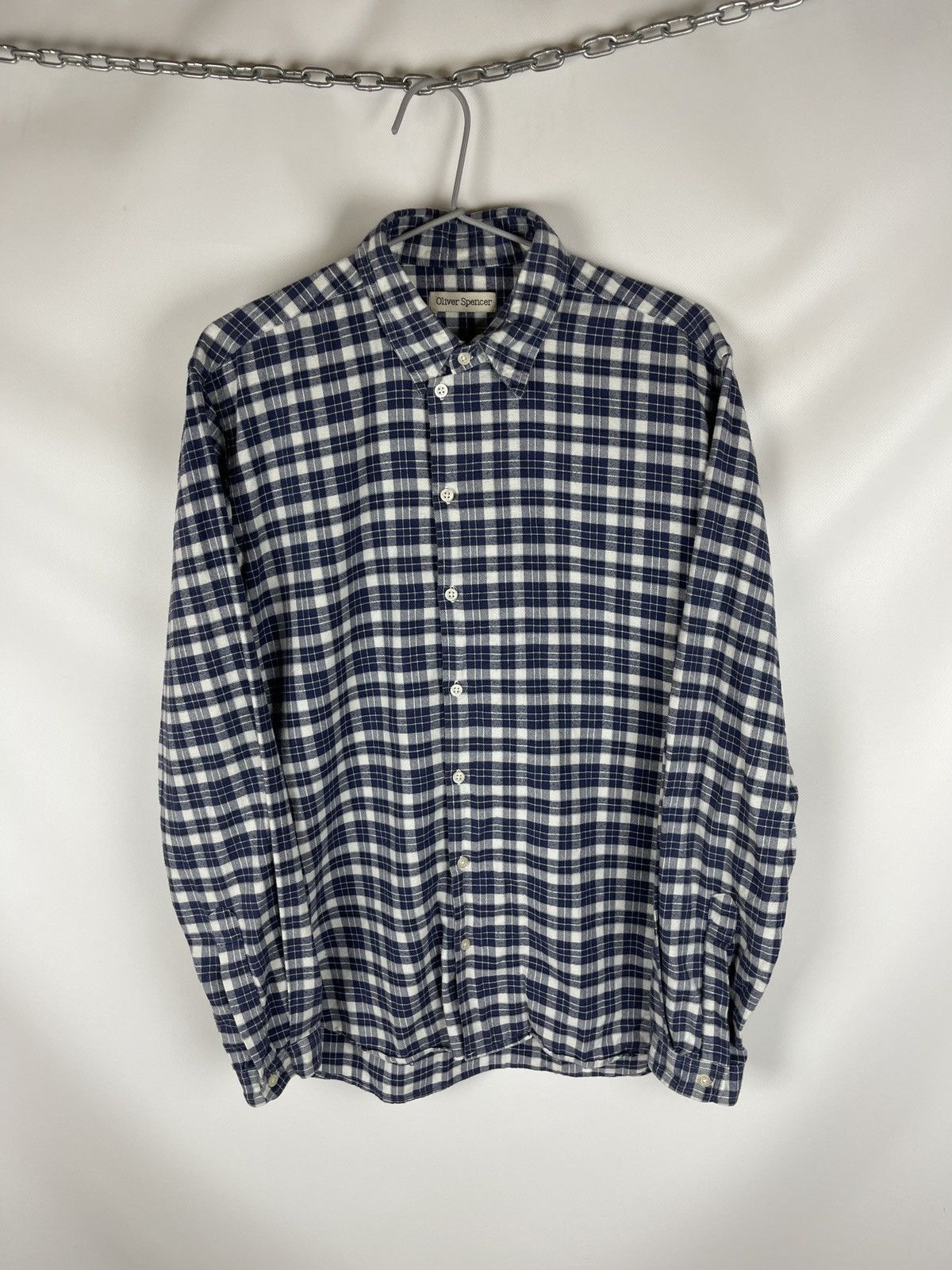 Oliver Spencer Oliver Spencer flannel checkered plaid long sleeve shirt Size US S / EU 44-46 / 1 - 2 Thumbnail
