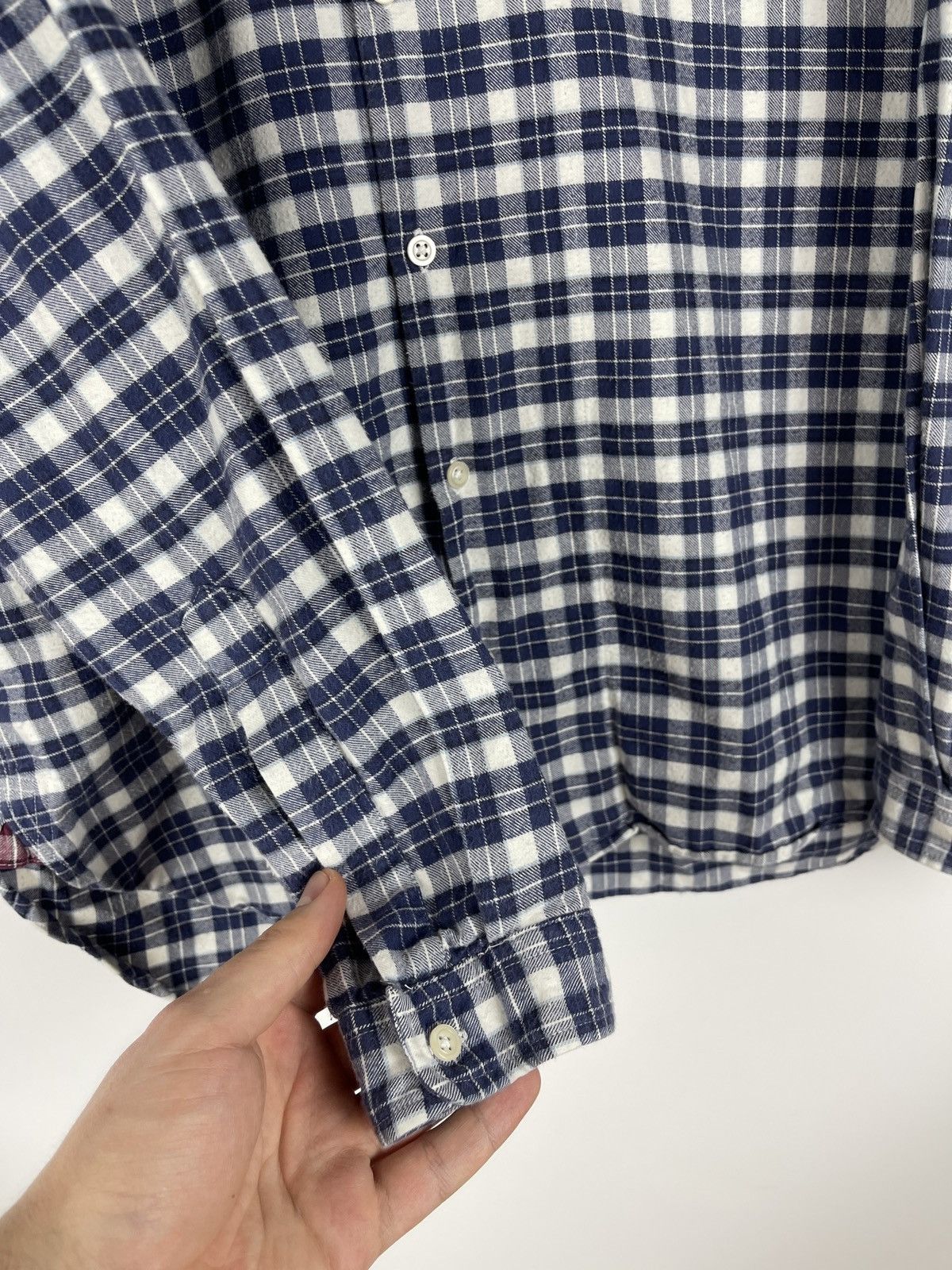 Oliver Spencer Oliver Spencer flannel checkered plaid long sleeve shirt Size US S / EU 44-46 / 1 - 9 Thumbnail