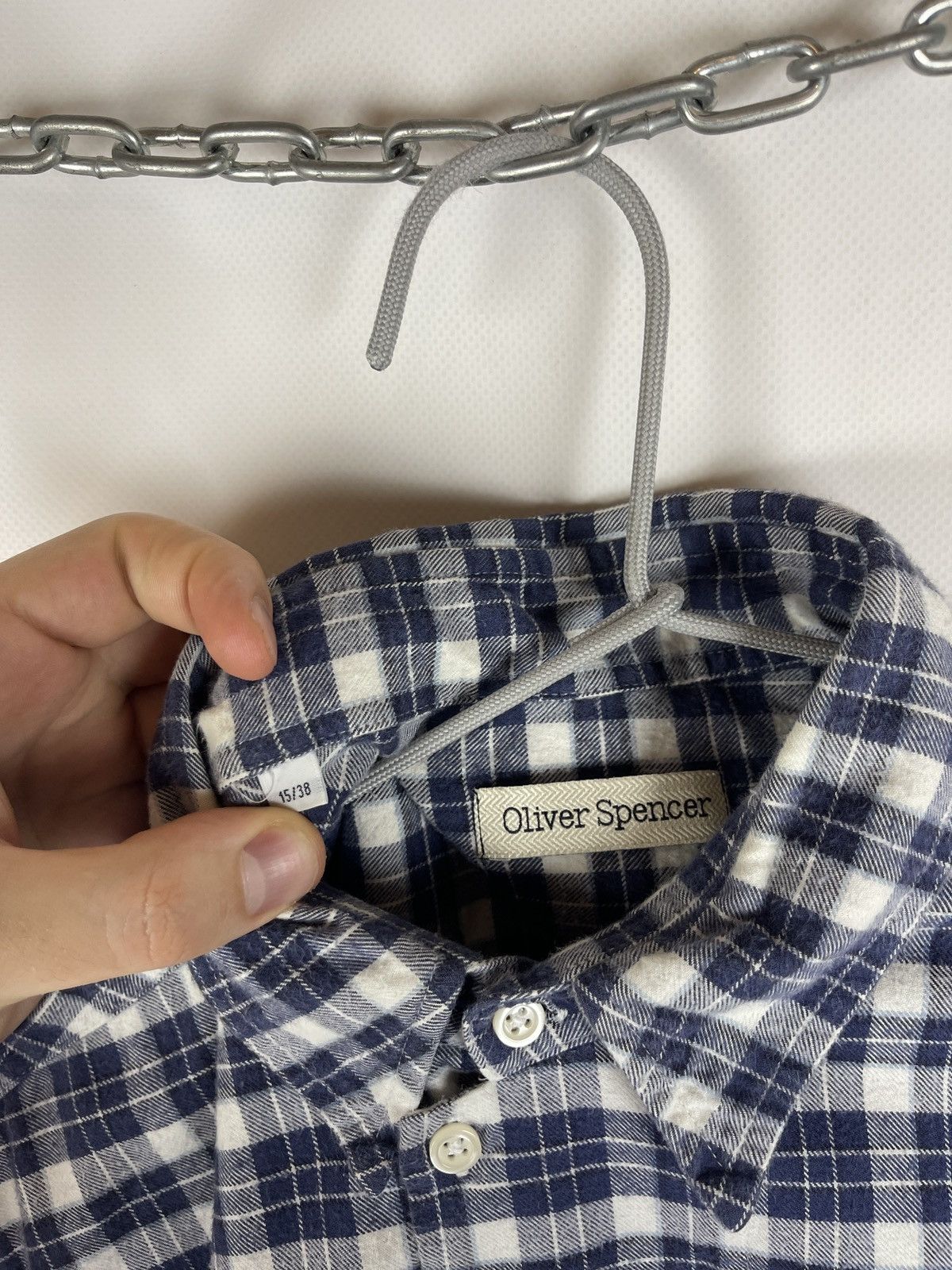 Oliver Spencer Oliver Spencer flannel checkered plaid long sleeve shirt Size US S / EU 44-46 / 1 - 10 Thumbnail
