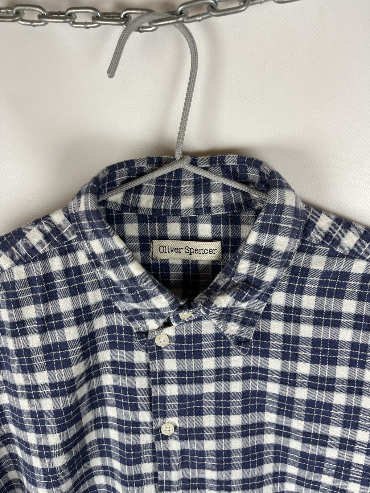 Oliver Spencer Oliver Spencer flannel checkered plaid long sleeve shirt Size US S / EU 44-46 / 1 - 6 Thumbnail