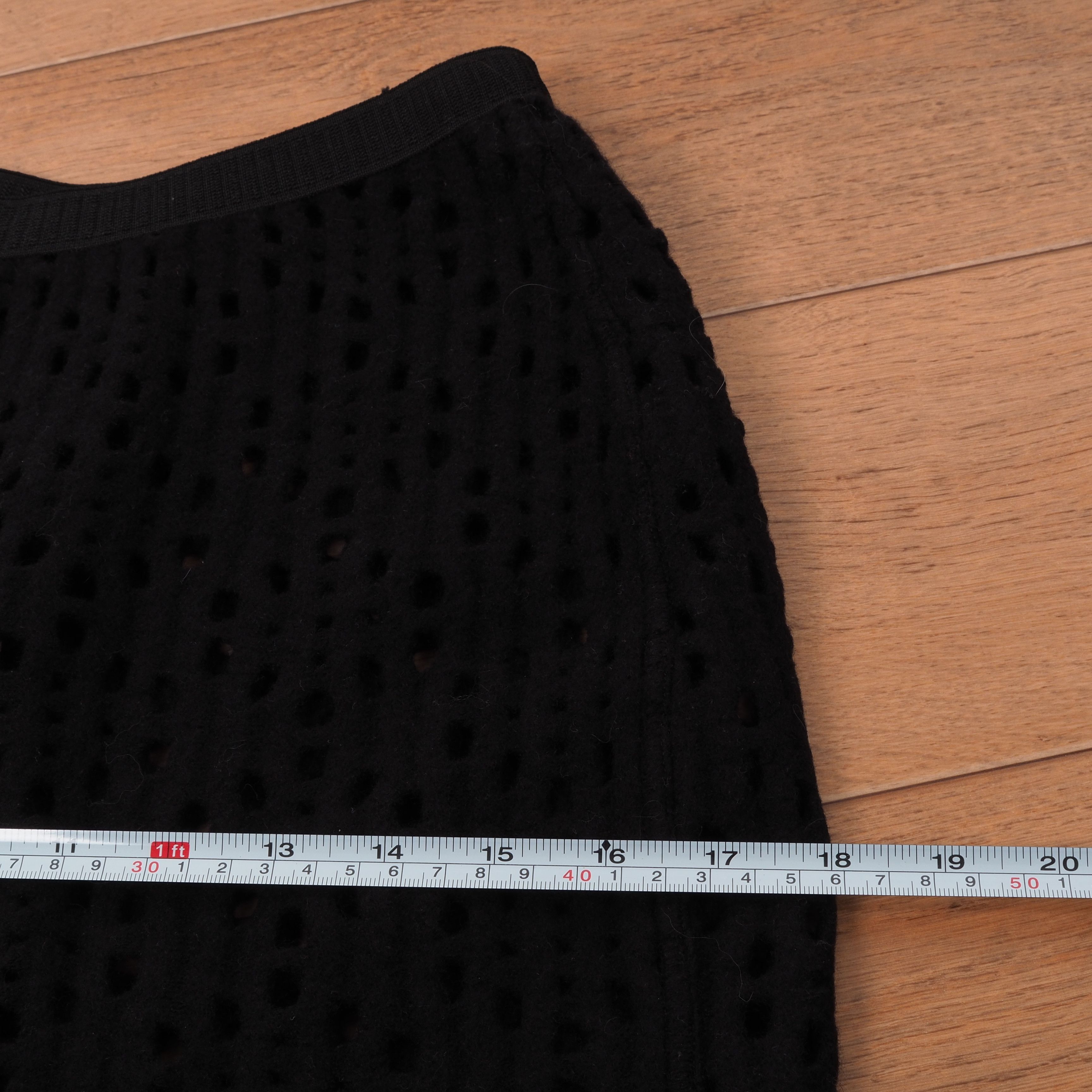 Alaia × Vintage Alaia Paris Vintage Black Sheer Skirt size S Small Size 25" / US 0 / IT 36 - 7 Thumbnail