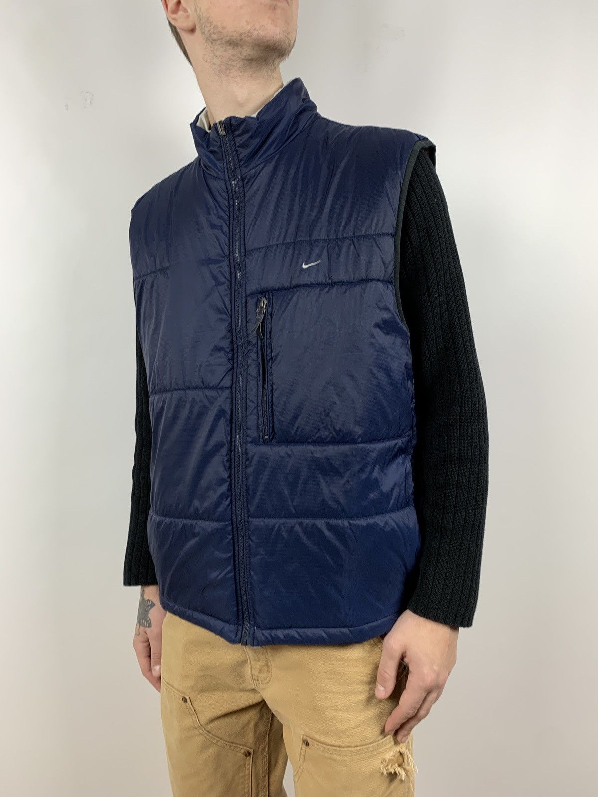 Nike 00s Vintage Nike Reversible Nylon Vest Size US XL / EU 56 / 4 - 1 Thumbnail