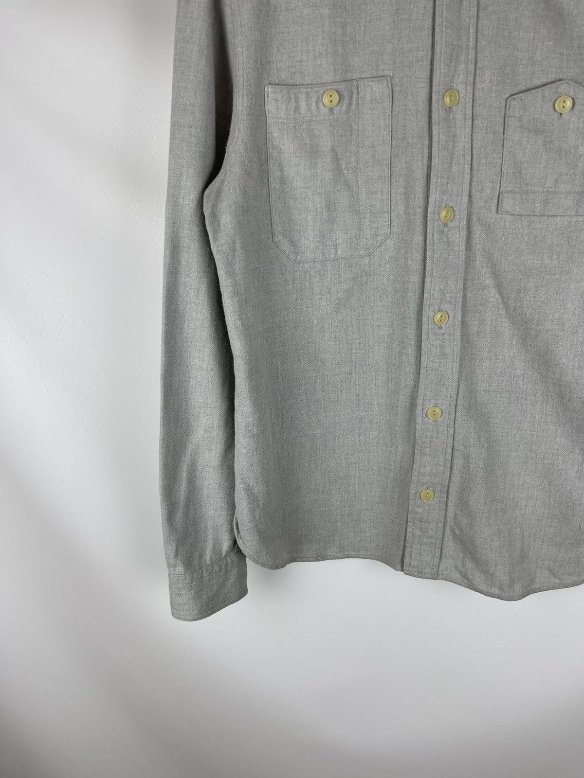 Allsaints Allsaints Sereno LS shirt flannel grey beige Size US S / EU 44-46 / 1 - 6 Thumbnail