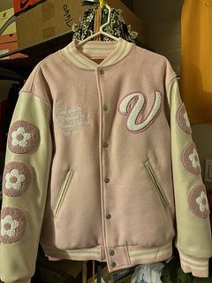 Vandy The Pink 4Th Anniversary Varsity Jacket Size M Red White Outerwear  Men’S