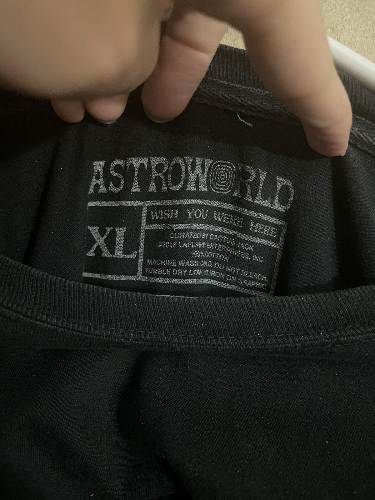 Travis Scott 2018 Astroworld Tour T-Shirt Travis Scott x Cactus Jack Size US XL / EU 56 / 4 - 4 Thumbnail