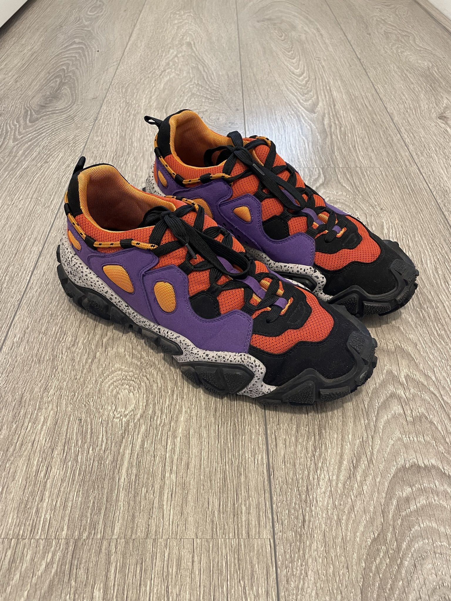 靴 Acne studios BOLTZER M SIZE 42 Acne Studios - Boltzer Rubber-Trimmed Suede and Mesh