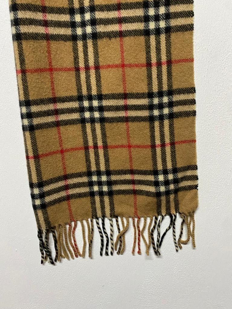 Burberry × Vintage 💥 BURBERRY VINTAGE MUFFLER/SCARVES/SCARF Size ONE SIZE - 5 Thumbnail