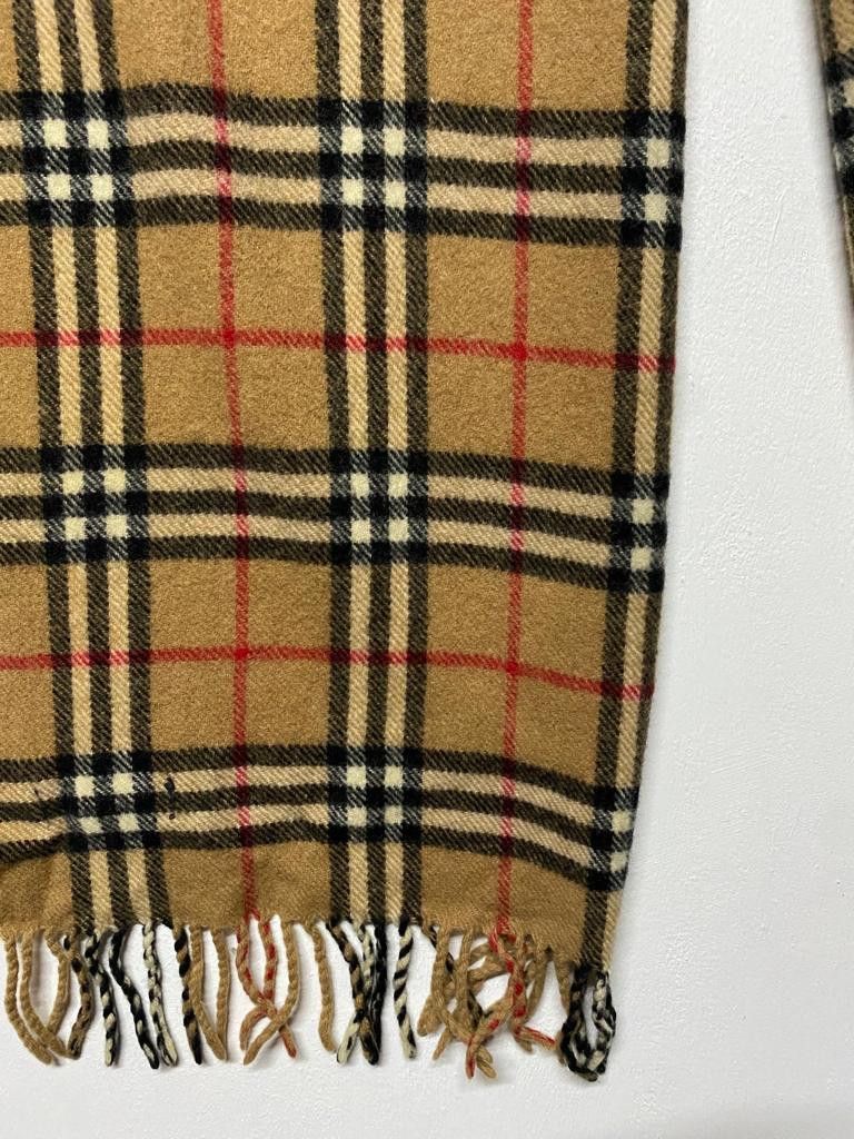 Burberry × Vintage 💥 BURBERRY VINTAGE MUFFLER/SCARVES/SCARF Size ONE SIZE - 4 Thumbnail