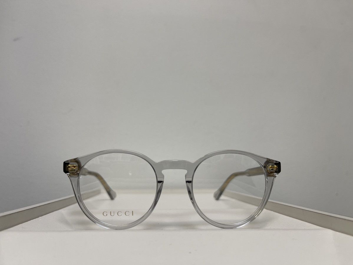 NEW Gucci GG0738O Round Clear Transparent Glasses Eyeglasses