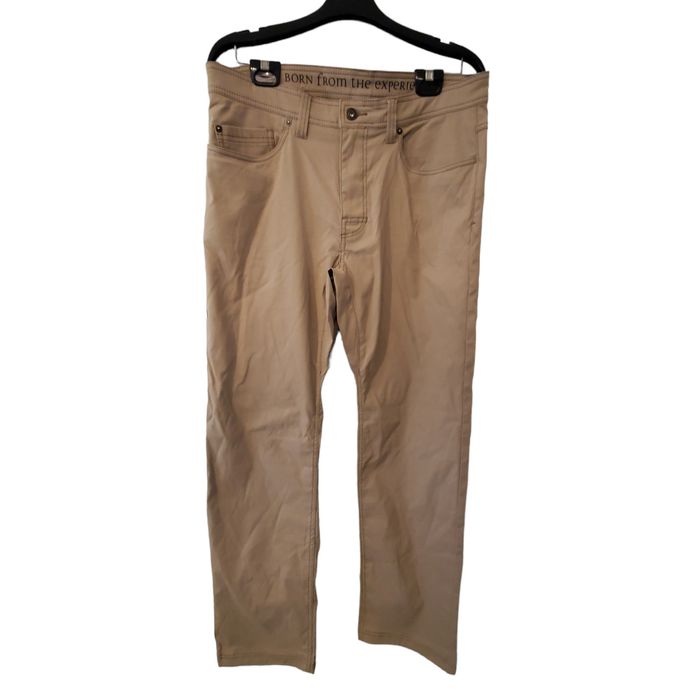 Prana Prana Brion slim fit pants mens 33x32 (34x31) 9 Breathe khaki