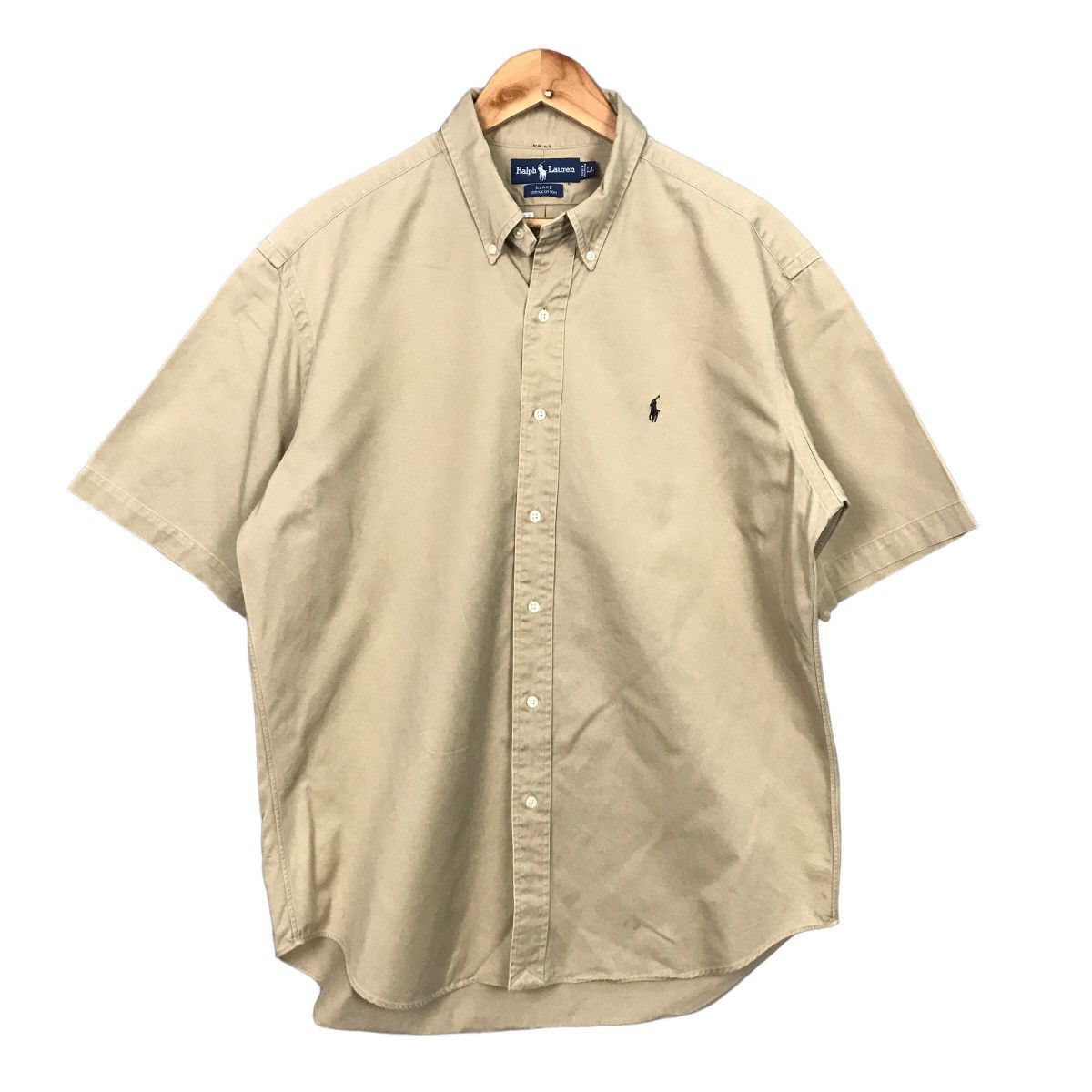 Vintage Polo By Ralph Lauren Khaki Button Up Shirt