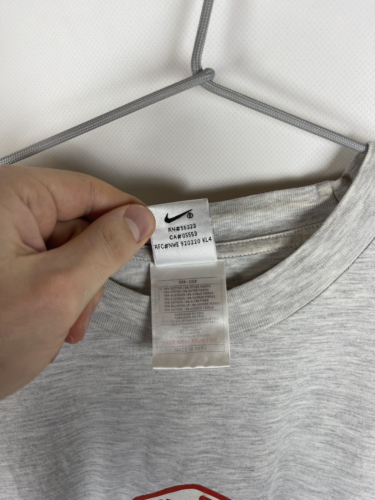 Nike Nike Vintage 90s dam tot dam loop 98 big logo tee shirt Size US XL / EU 56 / 4 - 9 Thumbnail
