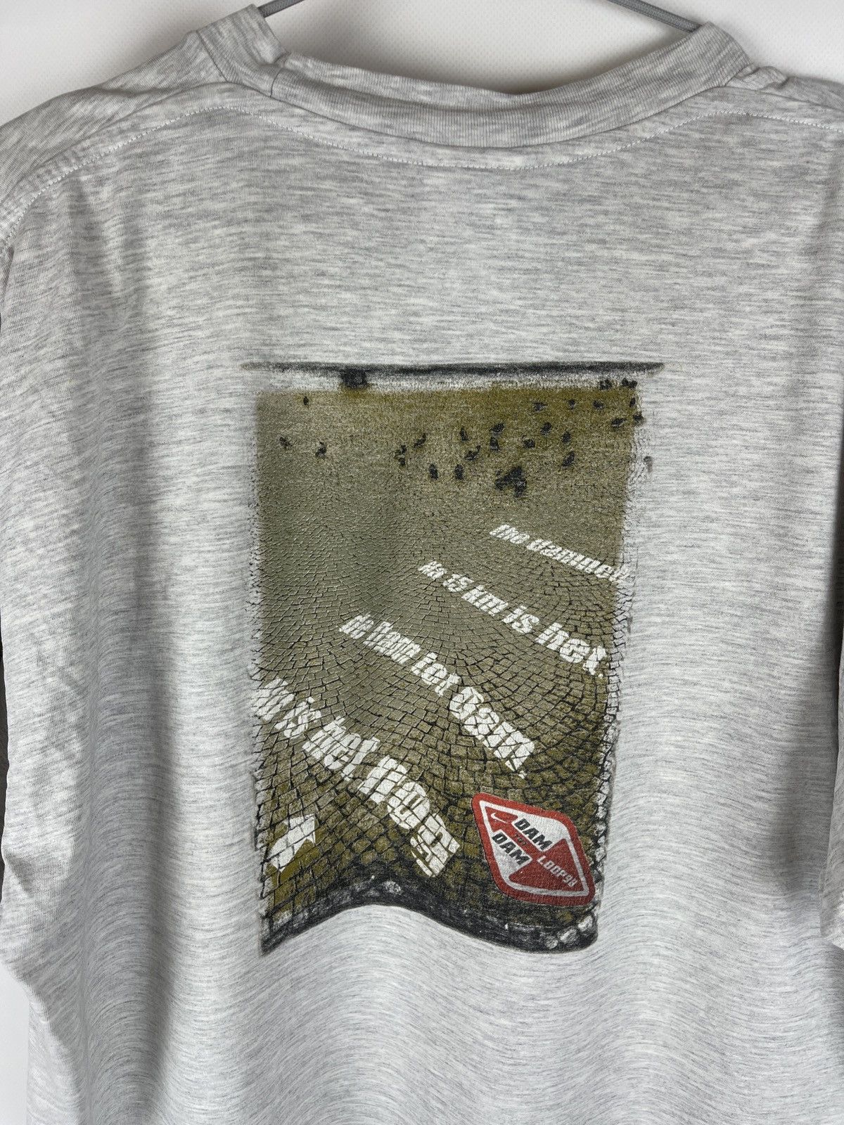Nike Nike Vintage 90s dam tot dam loop 98 big logo tee shirt Size US XL / EU 56 / 4 - 10 Thumbnail