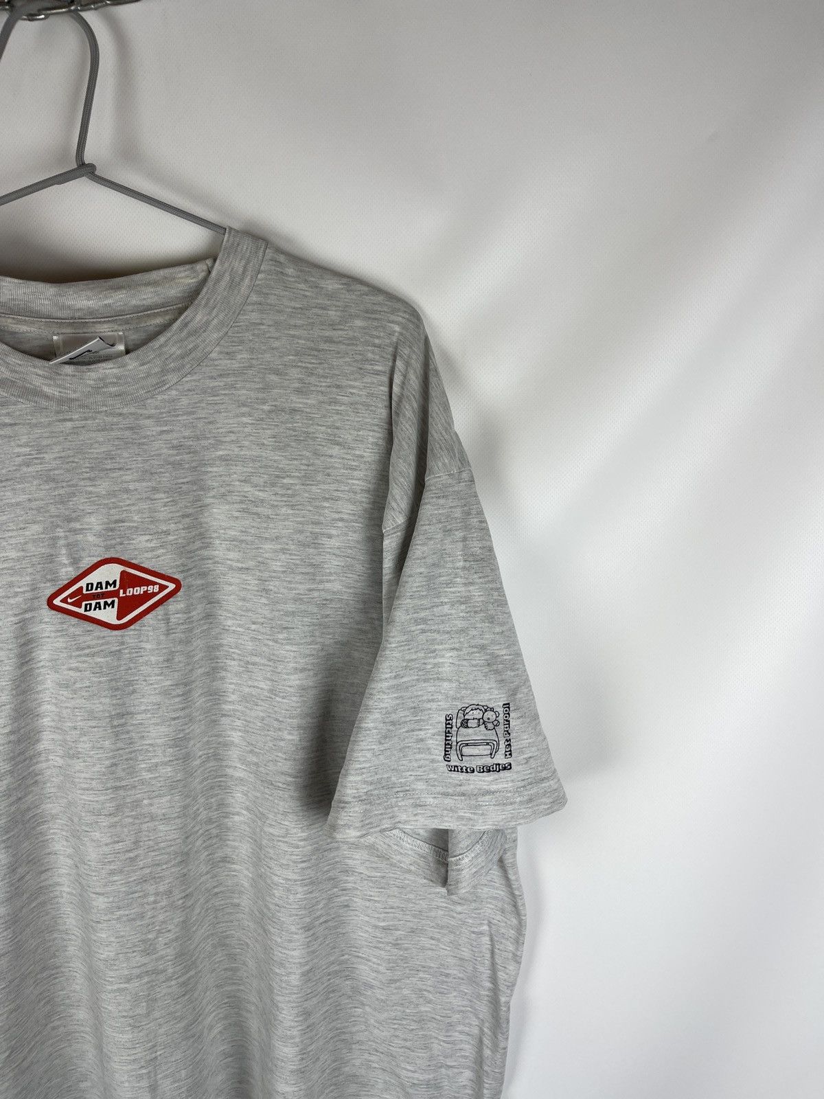Nike Nike Vintage 90s dam tot dam loop 98 big logo tee shirt Size US XL / EU 56 / 4 - 4 Thumbnail