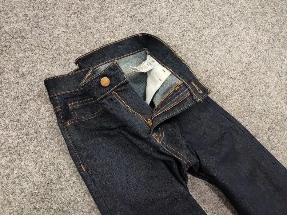 Carhartt Carhartt Wip Rebel Pant Dark Blue Logo Denim Jeans Size US 31 - 4 Thumbnail