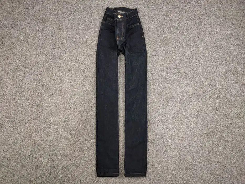 Carhartt Carhartt Wip Rebel Pant Dark Blue Logo Denim Jeans Size US 31 - 1 Thumbnail