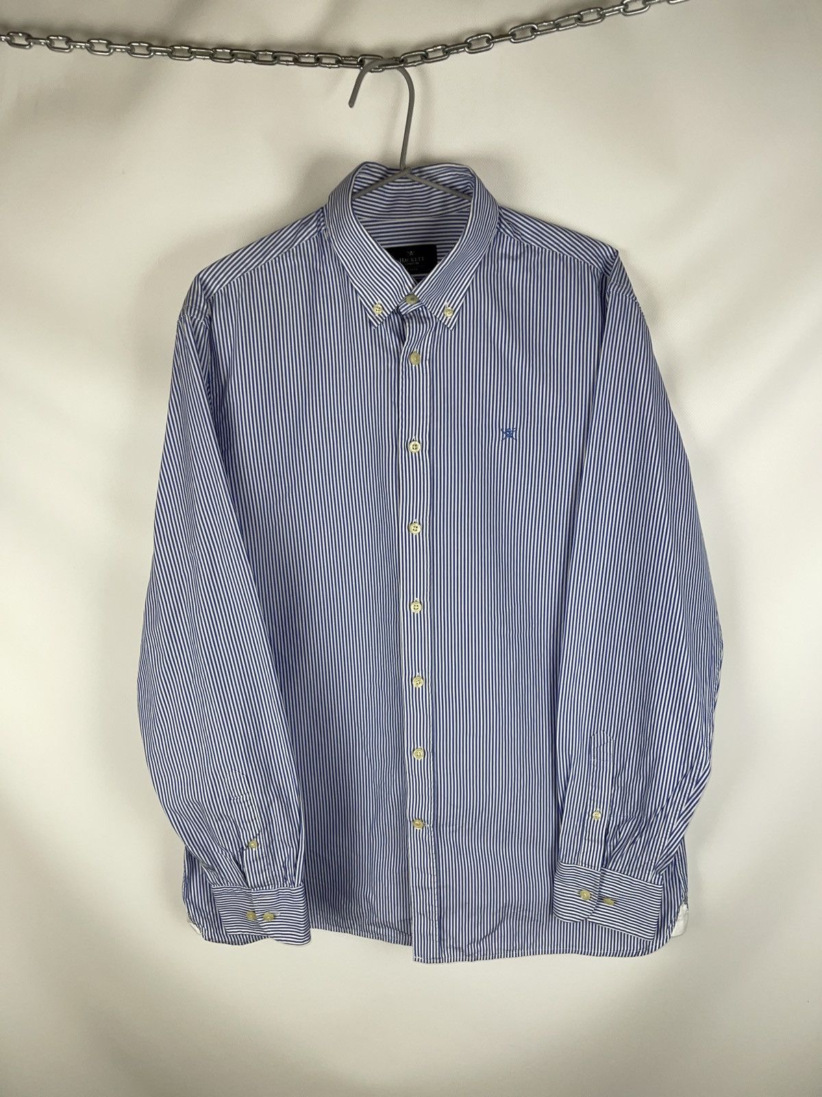 Hackett Hackett London Classic fit striped long sleeve shirt Size US L / EU 52-54 / 3 - 2 Thumbnail