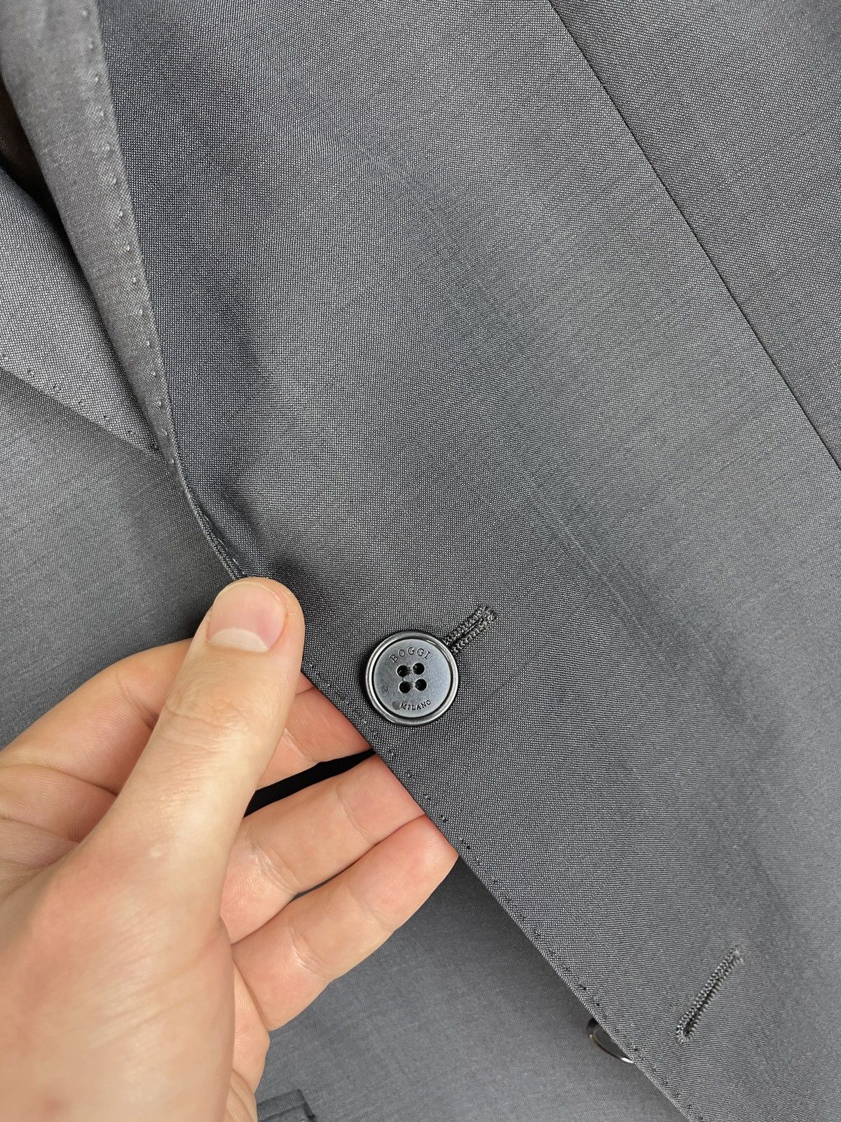 Boggi Boggi Milano Wool Mohair 2 button blazer sport coat Size 38R - 7 Thumbnail