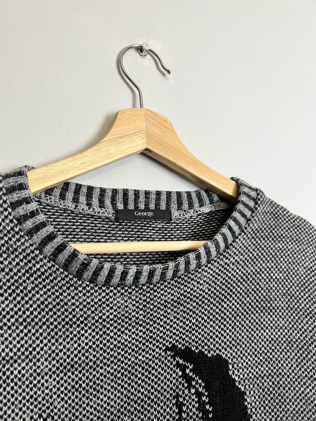 Other Vintage Avant Garde Skull Y2K Japanese Vibe Knit Hype Drip Size US XL / EU 56 / 4 - 4 Thumbnail