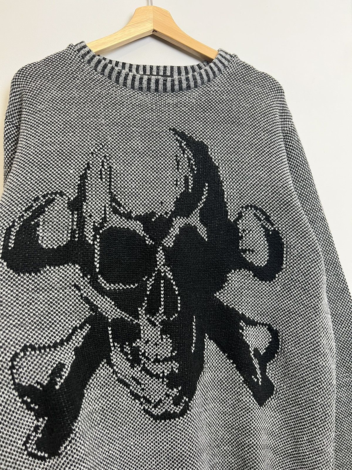 Other Vintage Avant Garde Skull Y2K Japanese Vibe Knit Hype Drip Size US XL / EU 56 / 4 - 2 Thumbnail