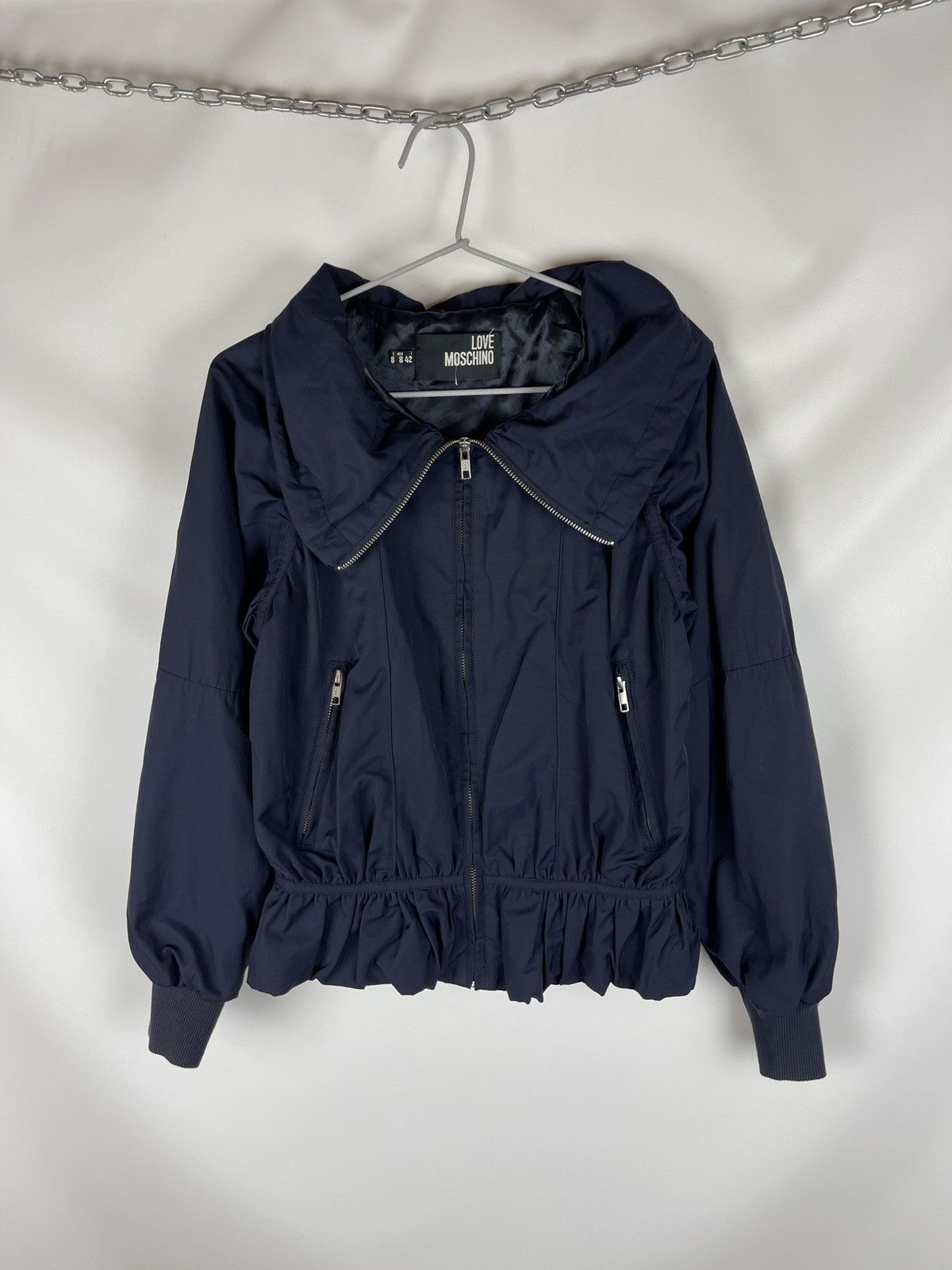 Moschino Love Moschino nylon full zip jacket slim Size M / US 6-8 / IT 42-44 - 1 Thumbnail