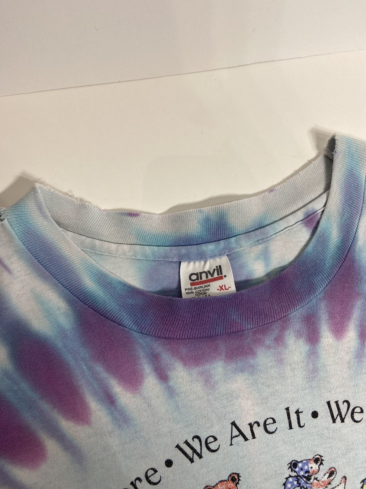 Anvil × Grateful Dead × Vintage 1992 Grateful Dead Earth Recycle Spiral T-Shirt Size US XL / EU 56 / 4 - 7 Thumbnail